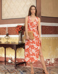 ROBE LONGUE - ADELAIDE - ORANGE ROBE NEW KOOKAI Mode Kookai
