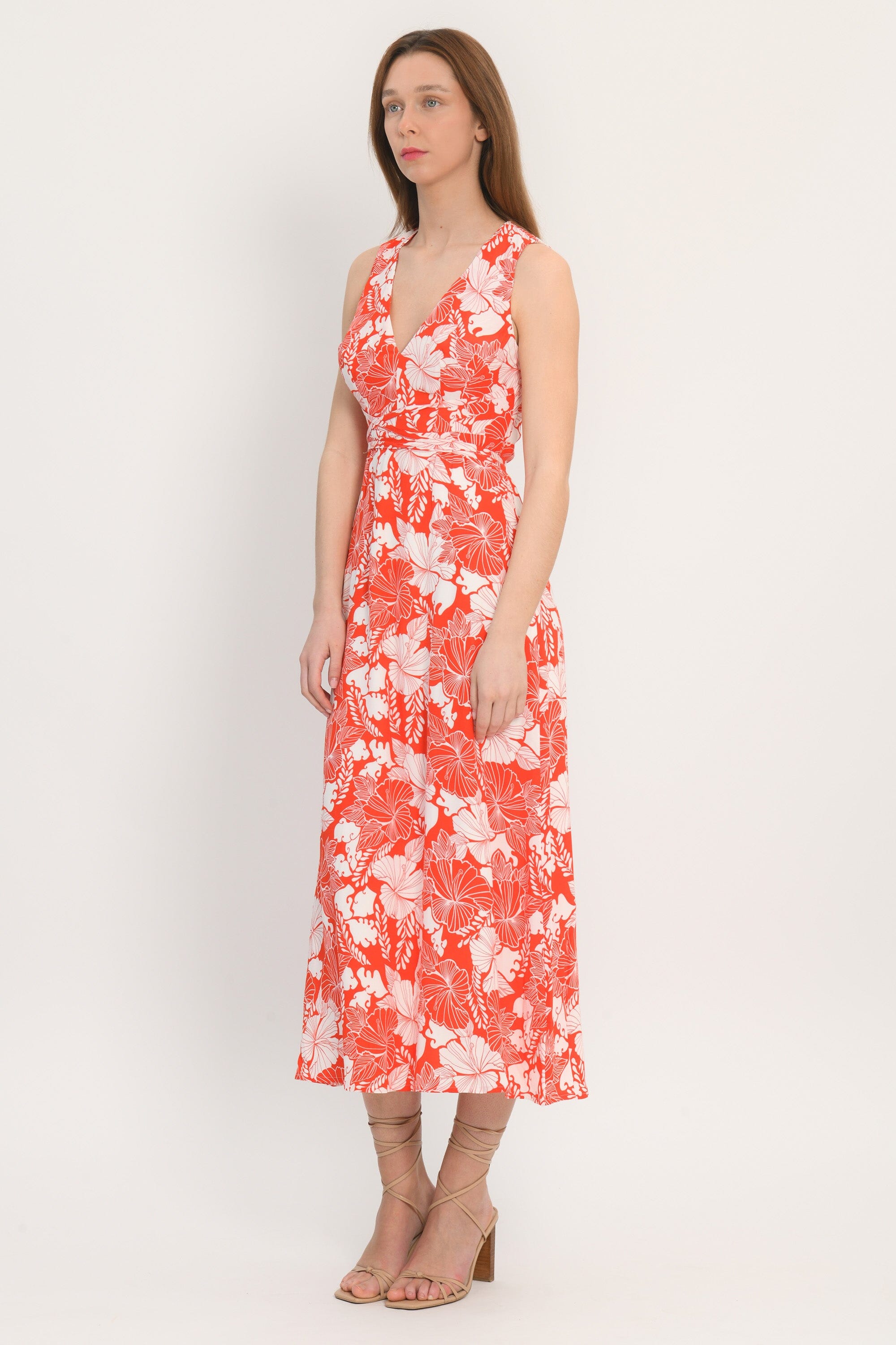 ROBE LONGUE - ADELAIDE - ORANGE ROBE NEW KOOKAI Mode Kookai