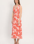 ROBE LONGUE - ADELAIDE - ORANGE ROBE NEW KOOKAI Mode Kookai