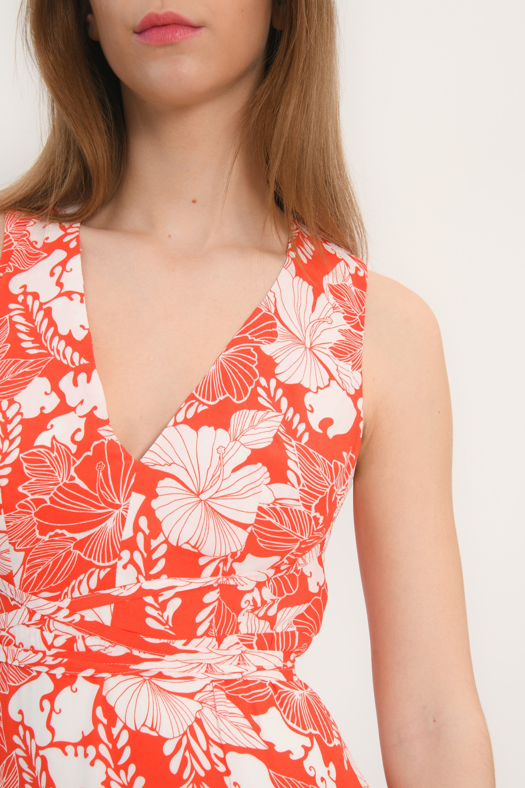 ROBE LONGUE - ADELAIDE - ORANGE ROBE NEW KOOKAI Mode Kookai