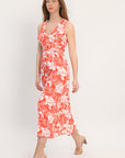 ROBE LONGUE - ADELAIDE - ORANGE ROBE NEW KOOKAI Mode Kookai