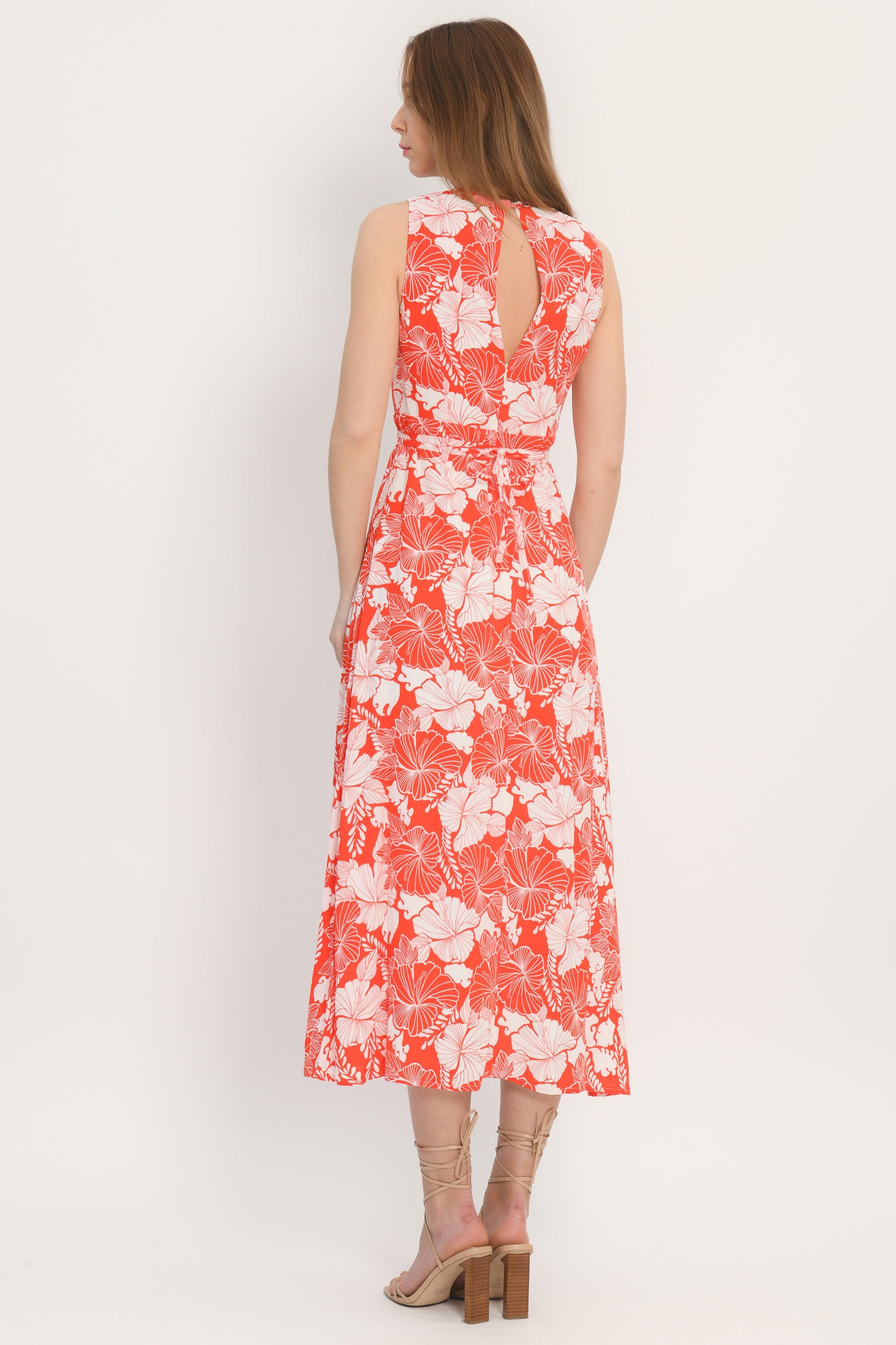 ROBE LONGUE - ADELAIDE - ORANGE ROBE NEW KOOKAI Mode Kookai