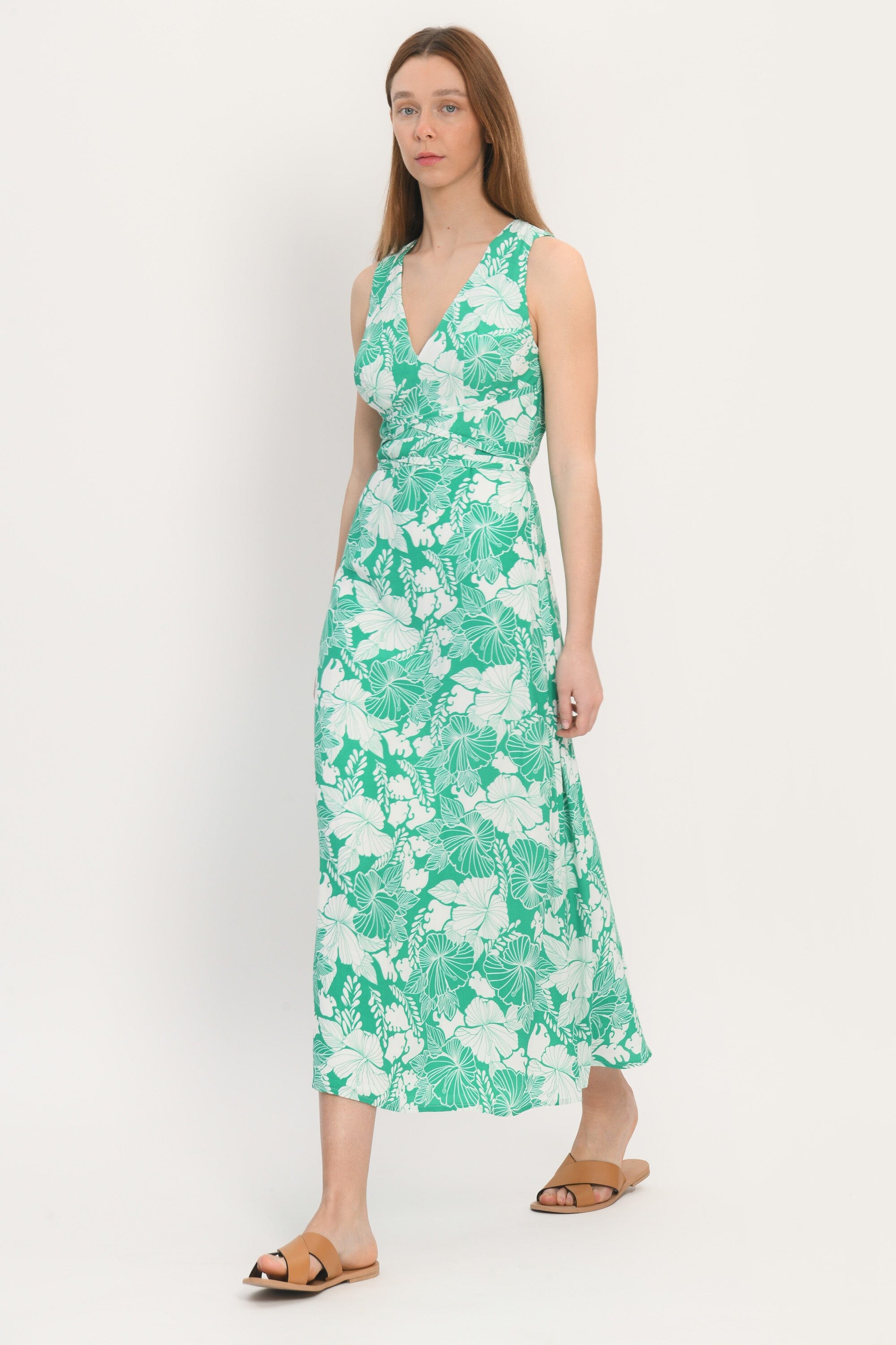 ROBE LONGUE - ADELAIDE - VERTE ROBE NEW KOOKAI Mode Kookai