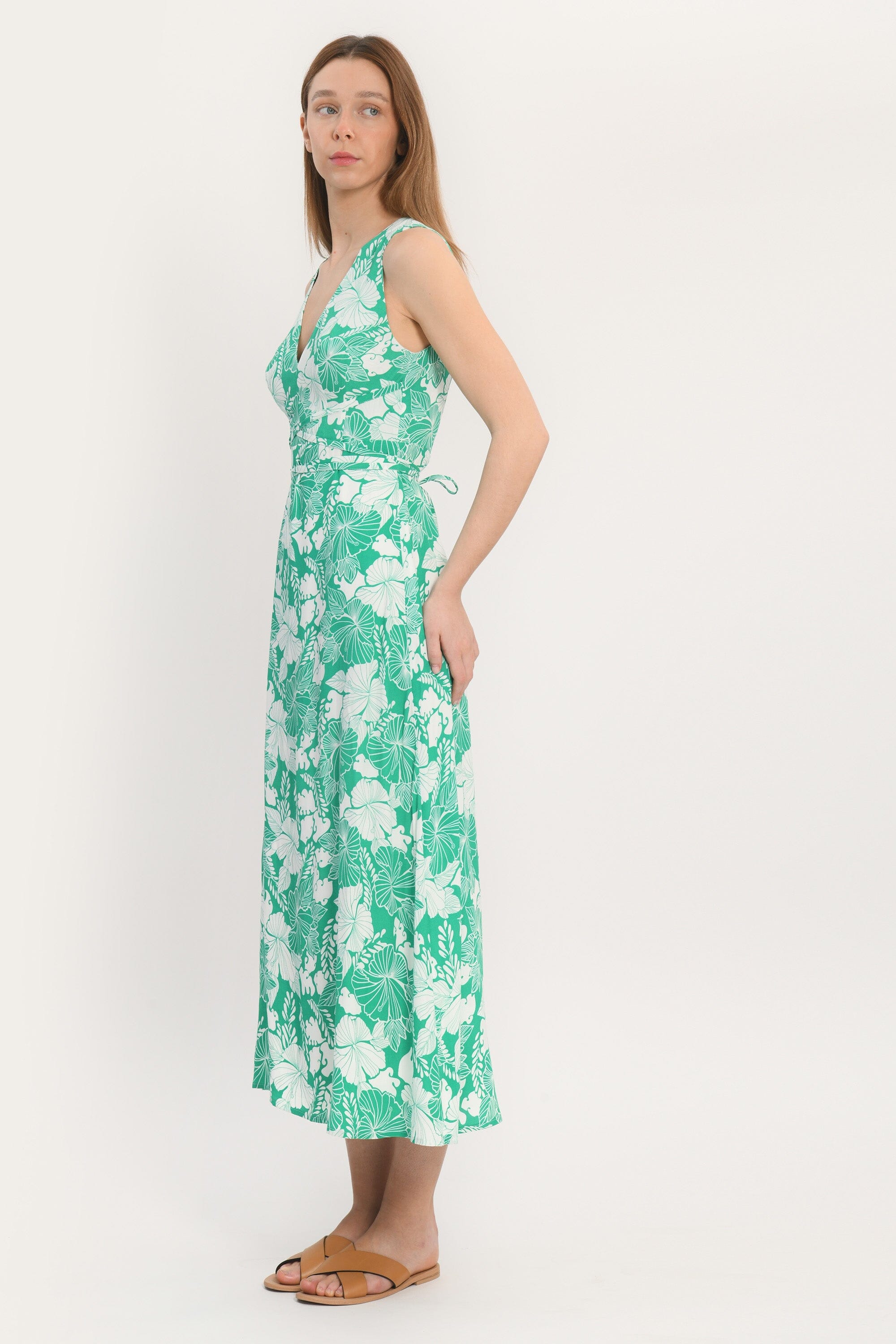 ROBE LONGUE - ADELAIDE - VERTE ROBE NEW KOOKAI Mode Kookai