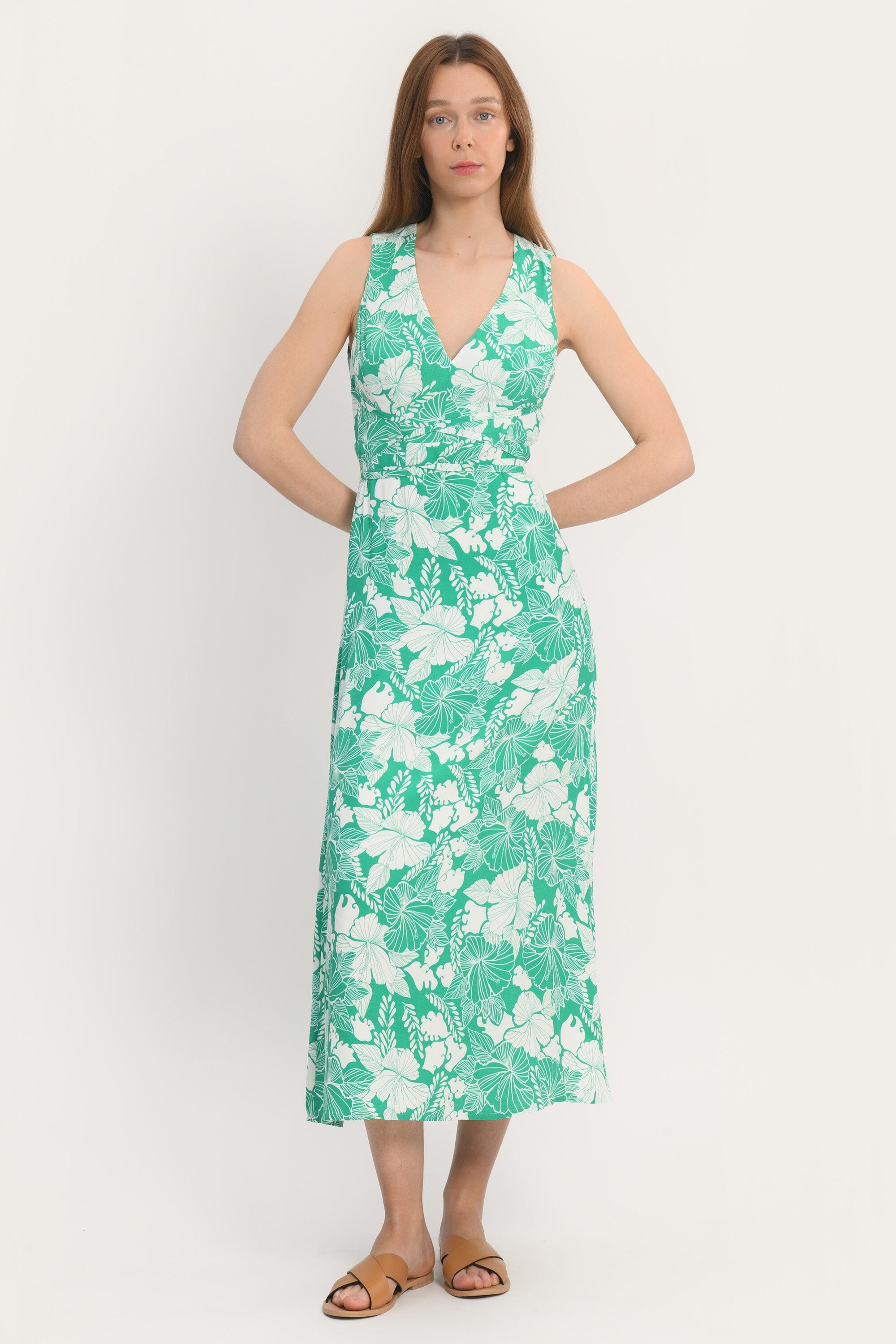 ROBE LONGUE - ADELAIDE - VERTE ROBE NEW KOOKAI Mode Kookai