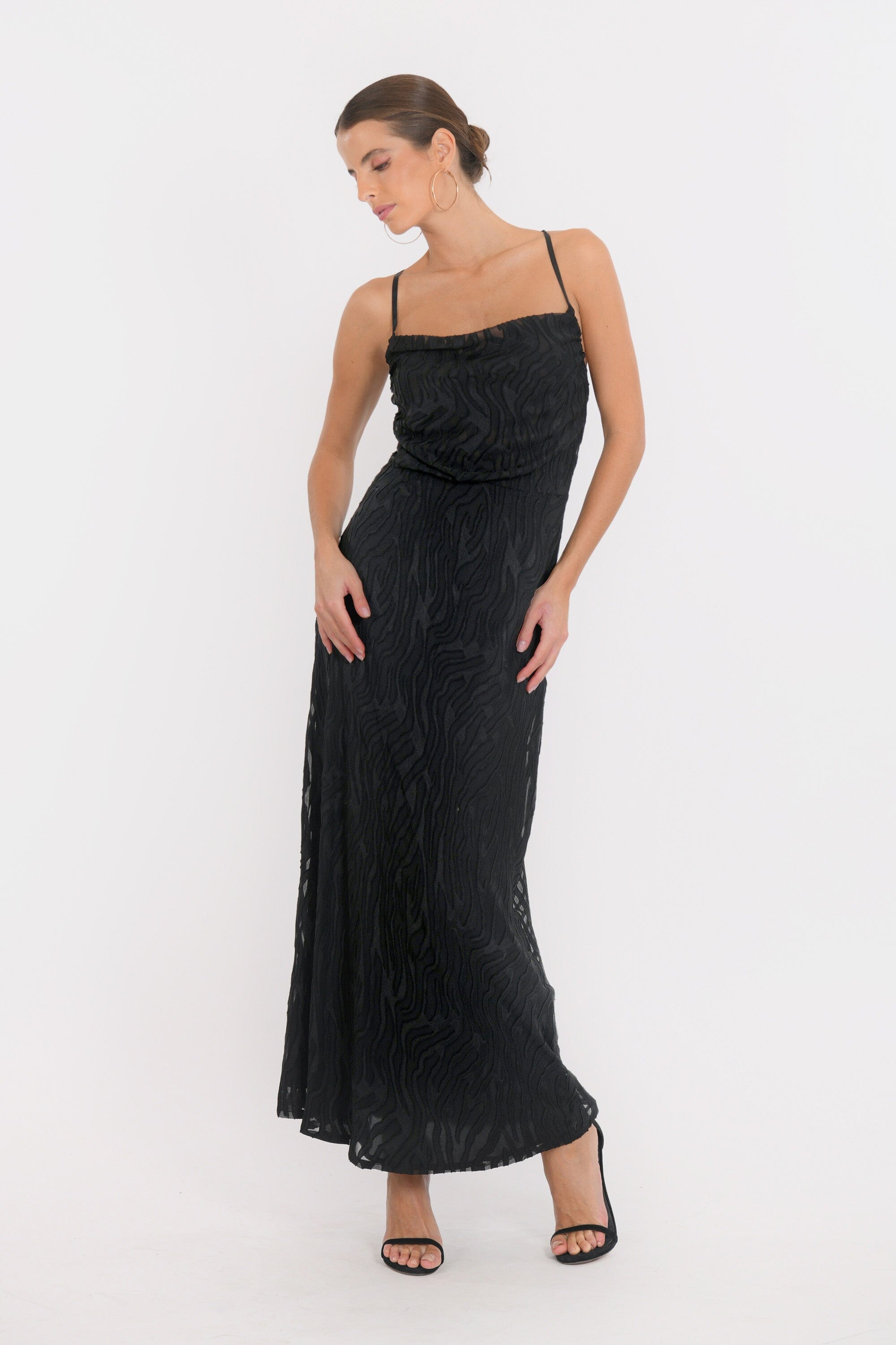 ROBE LONGUE - BAKER - NOIR ROBE NEW KOOKAI Mode Kookai