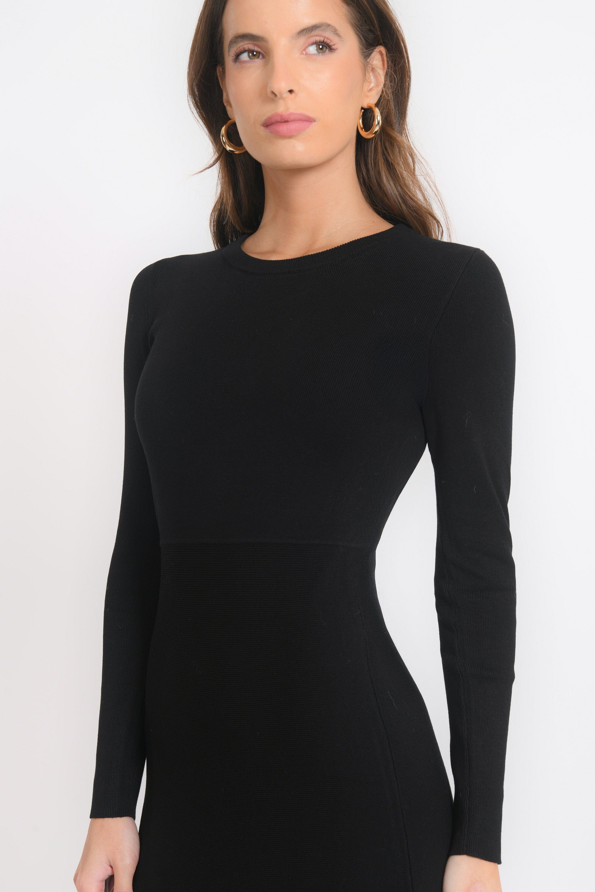 ROBE LONGUE - BERTINE - NOIR ROBE NEW KOOKAI Mode Kookai