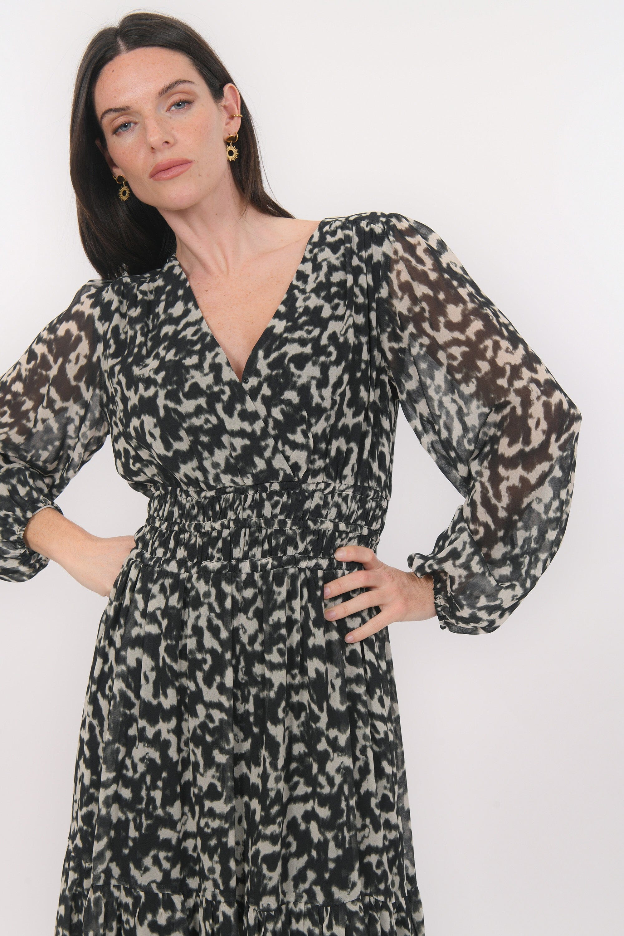 ROBE LONGUE - BETTY - NOIR ROBE NEW KOOKAI Mode Kookai