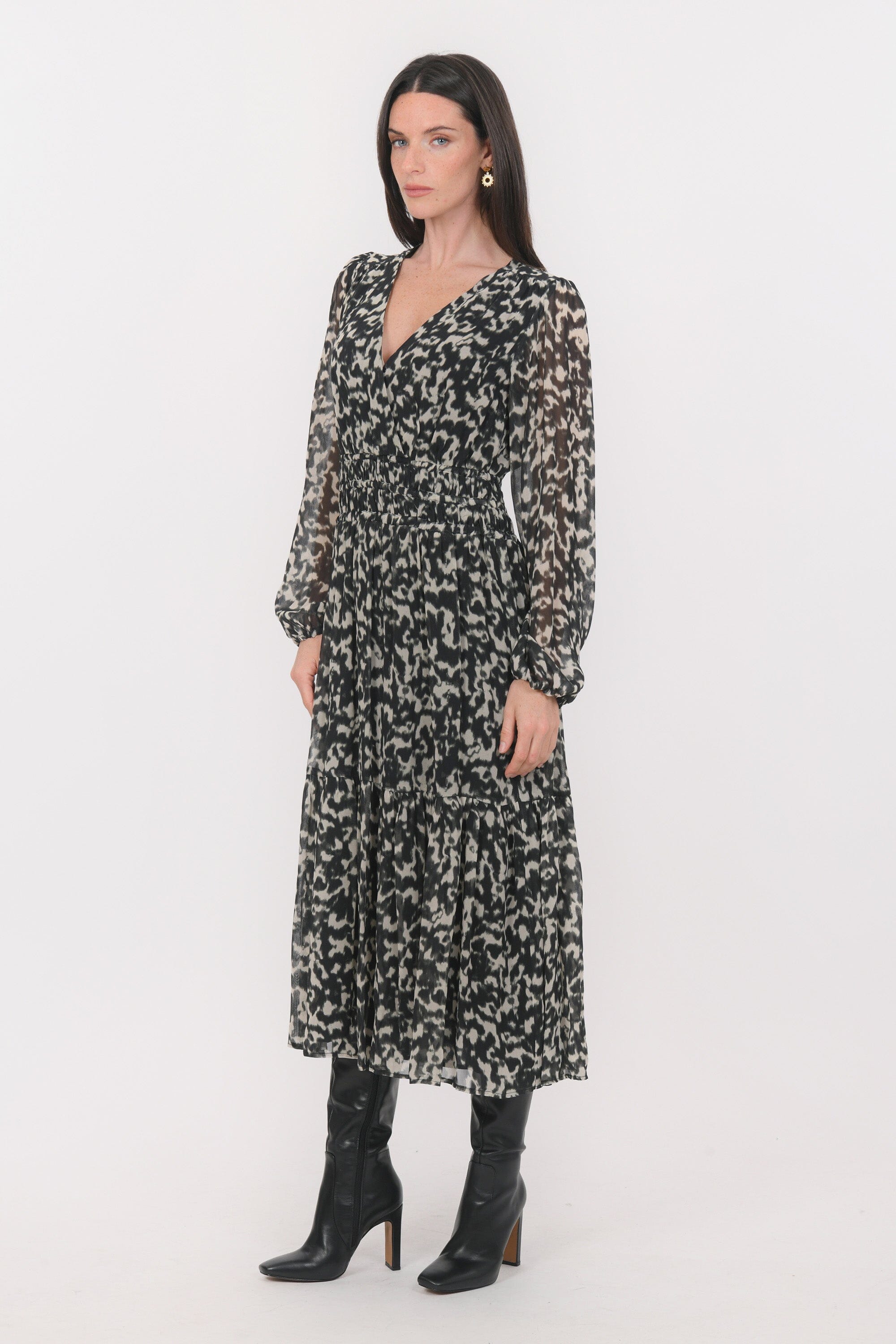 ROBE LONGUE - BETTY - NOIR ROBE NEW KOOKAI Mode Kookai