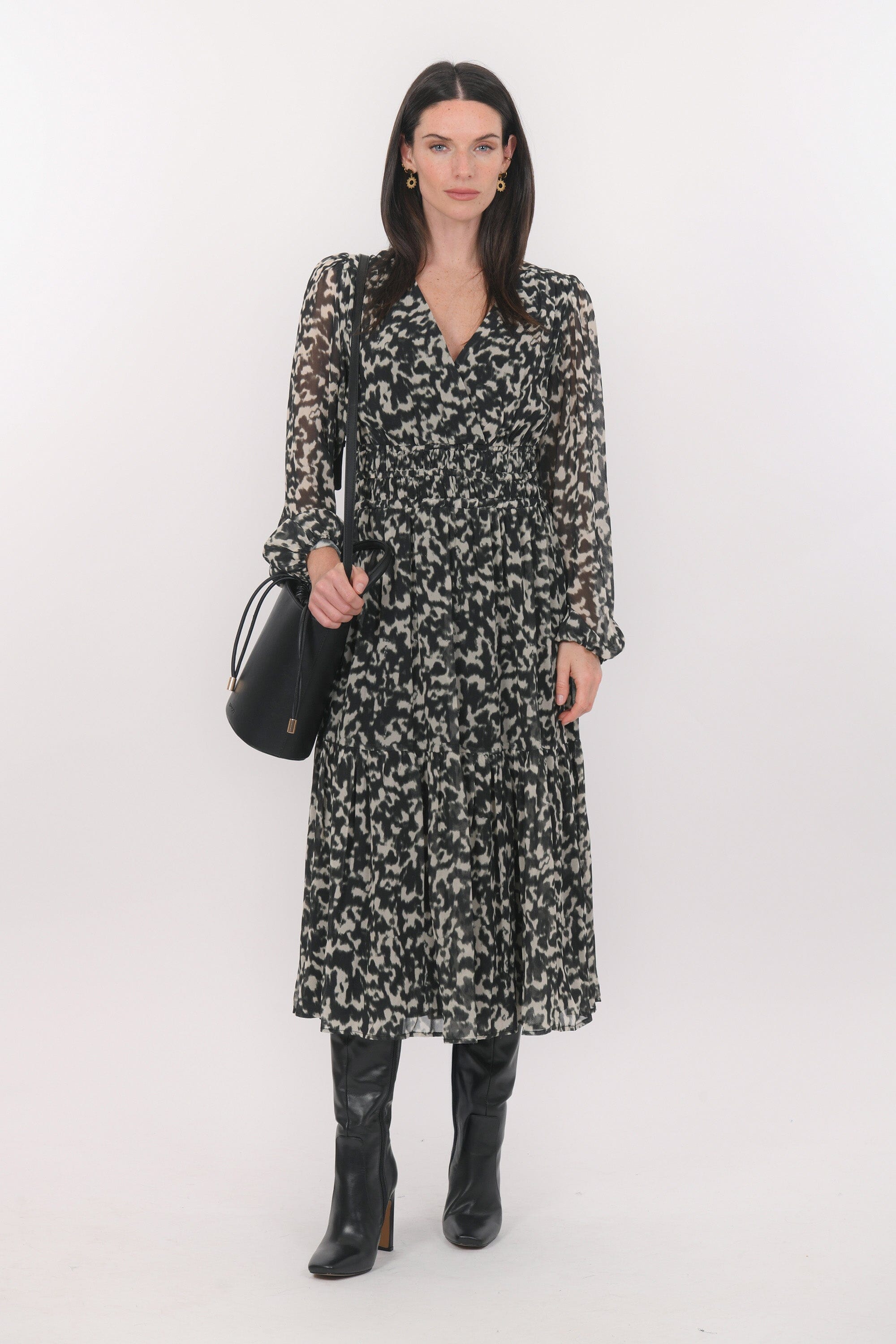 ROBE LONGUE - BETTY - NOIR ROBE NEW KOOKAI Mode Kookai