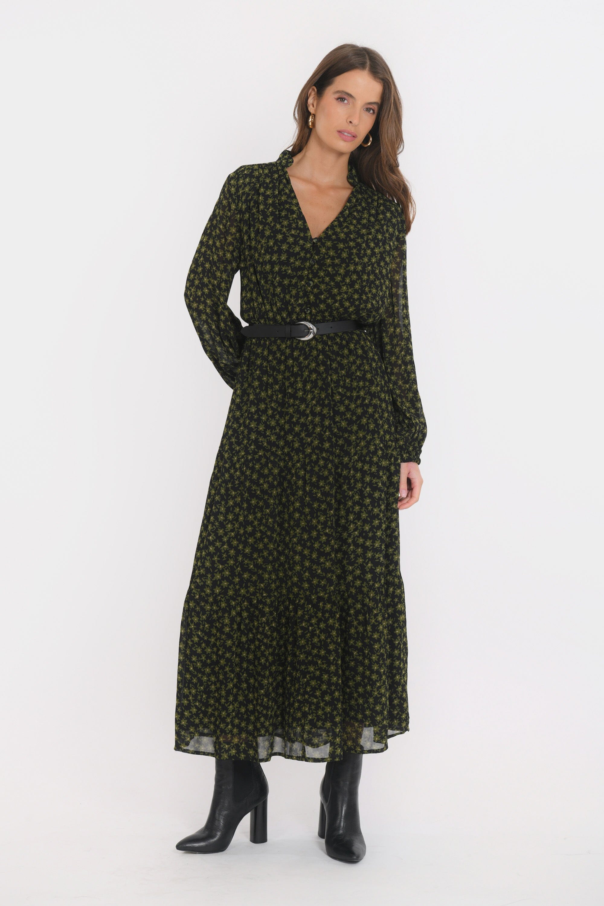 ROBE LONGUE - BILITIS - NOIR ROBE NEW KOOKAI Mode Kookai