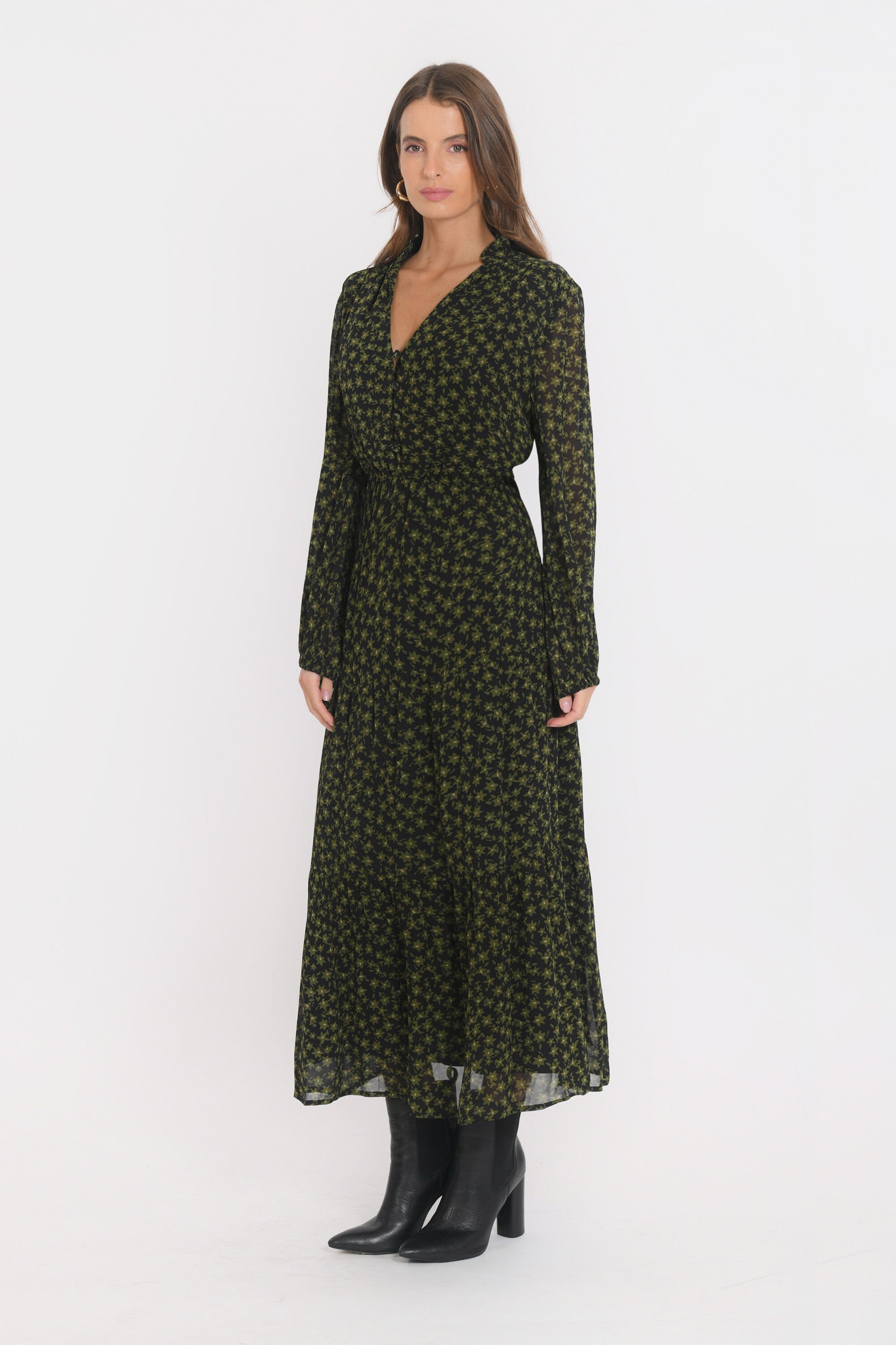 ROBE LONGUE - BILITIS - NOIR ROBE NEW KOOKAI Mode Kookai