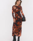 ROBE LONGUE - BROOKS - CHOCOLAT ROBE NEW KOOKAI Mode Kookai