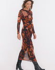 ROBE LONGUE - BROOKS - CHOCOLAT ROBE NEW KOOKAI Mode Kookai