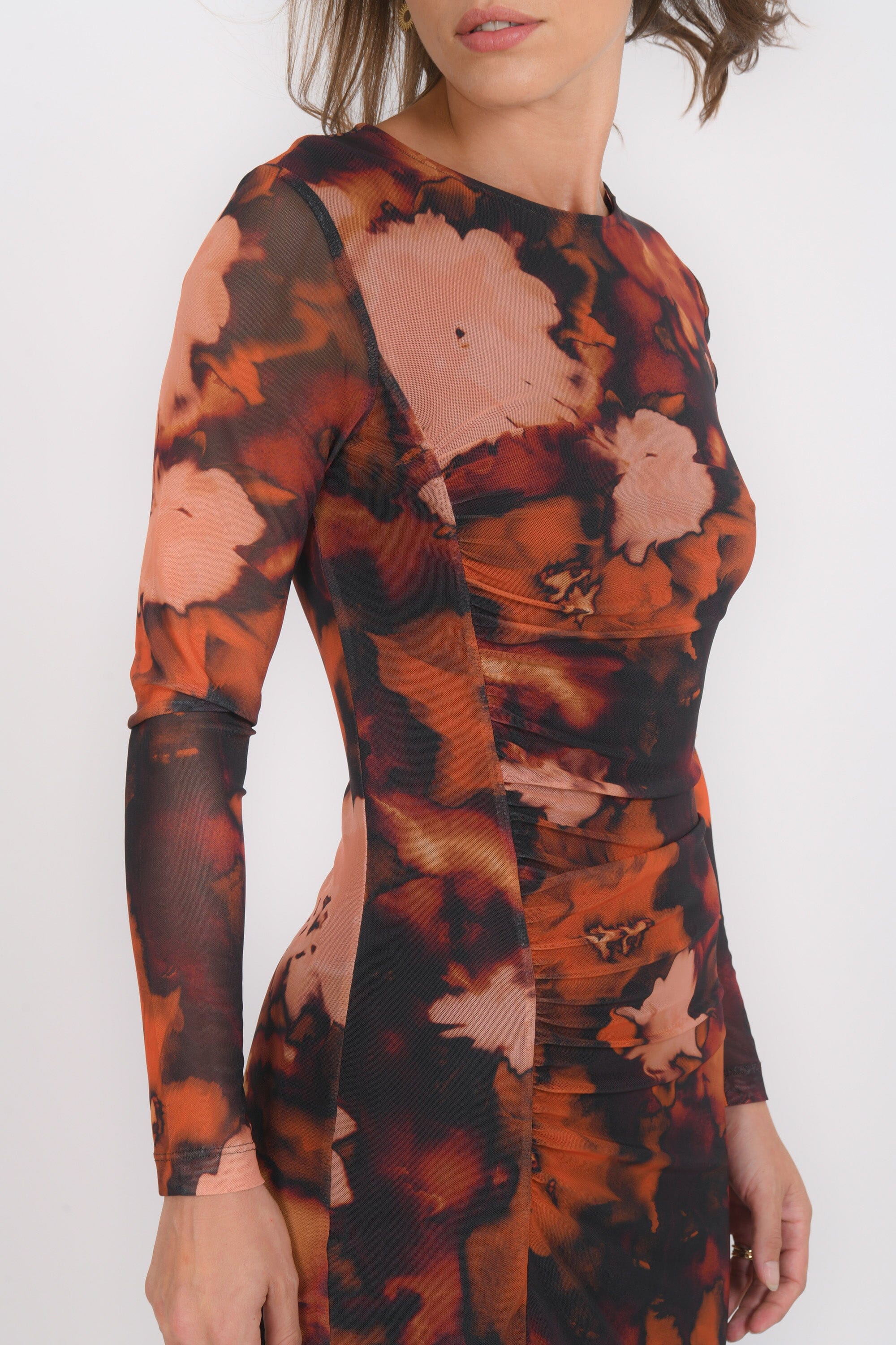 ROBE LONGUE - BROOKS - CHOCOLAT ROBE NEW KOOKAI Mode Kookai