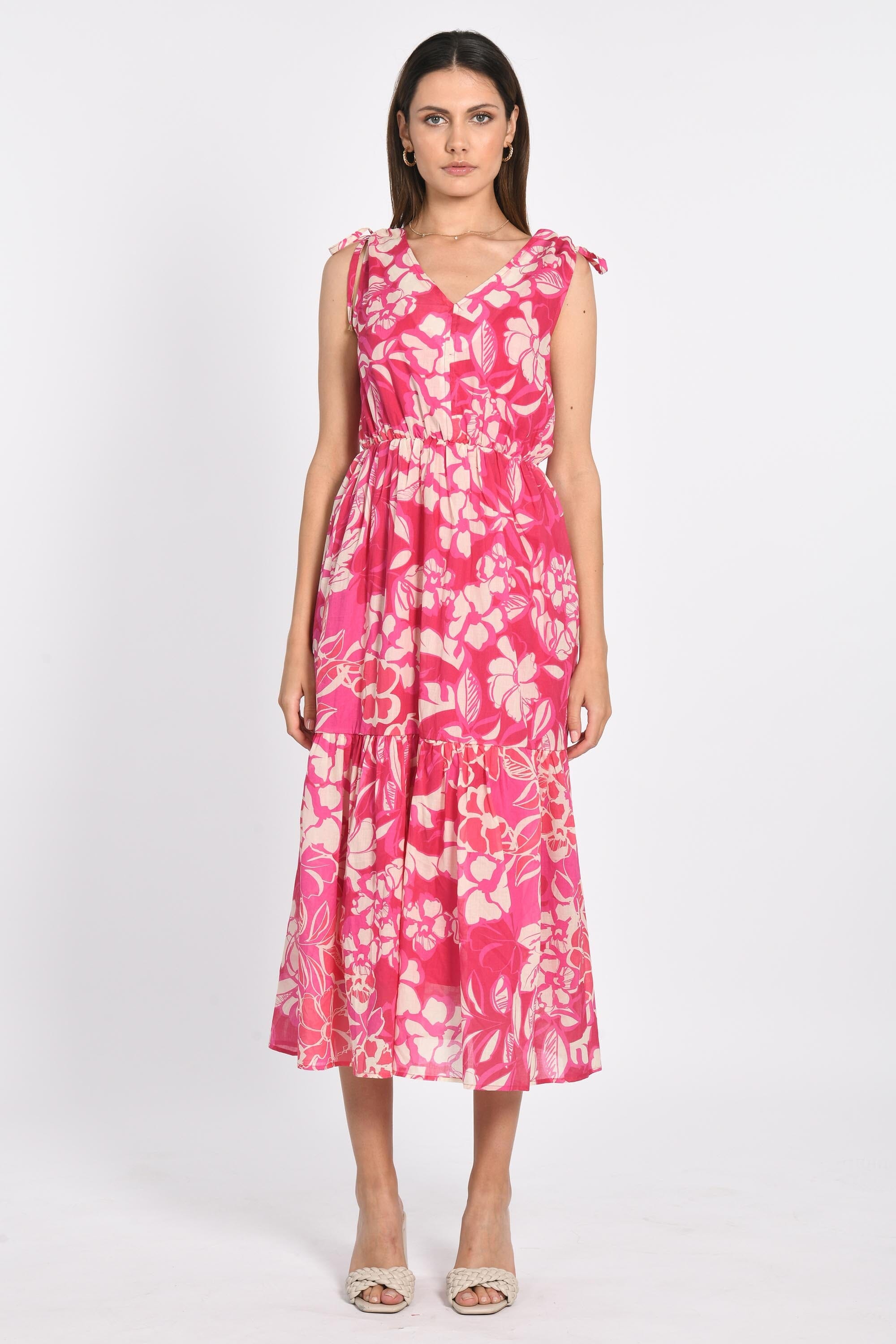 ROBE LONGUE CANDICE FUCHSIA ROBE KOOKAI Mode Kookai