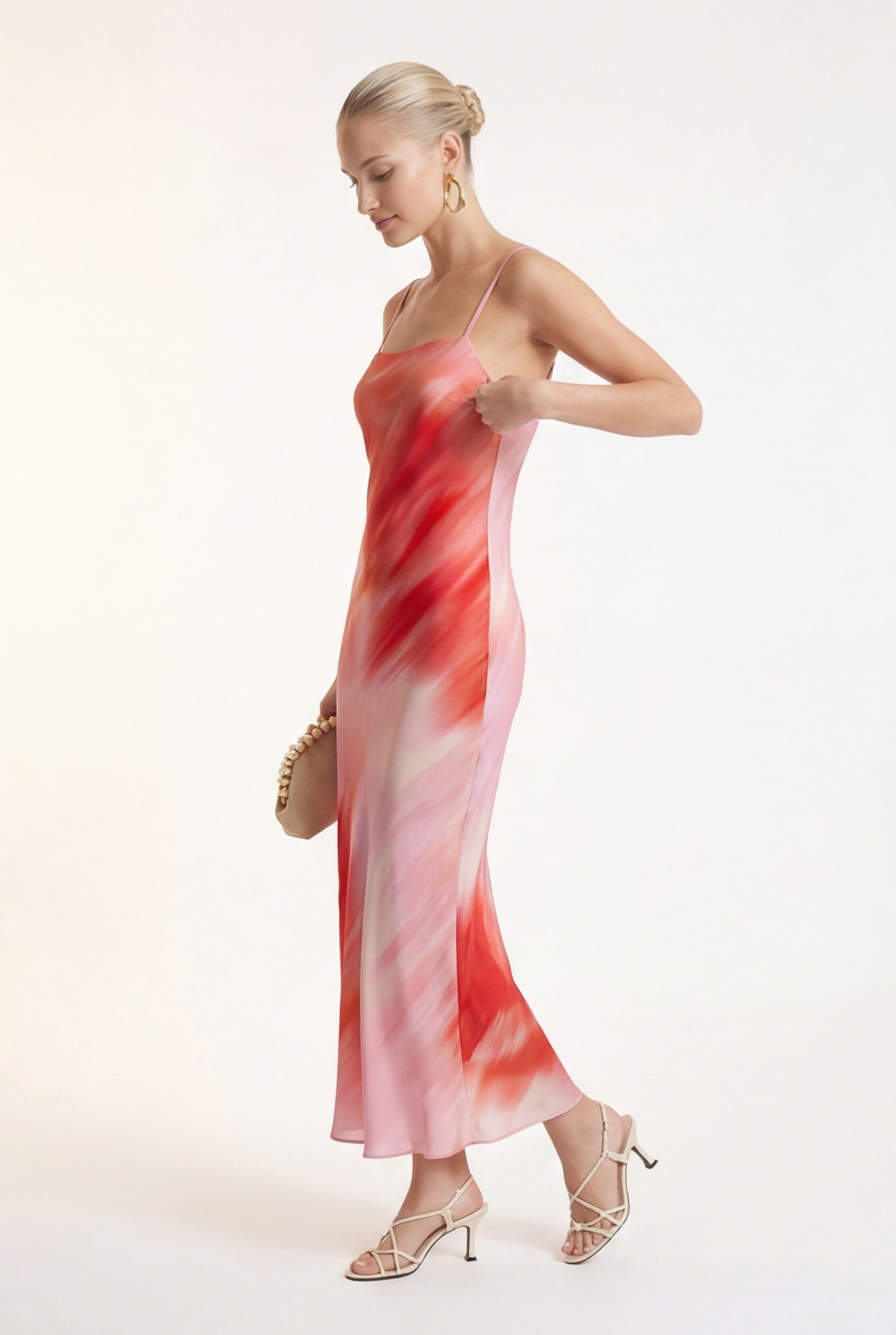 ROBE LONGUE - CARAIBES - ROUGE ROBE NEW KOOKAI Mode Kookai
