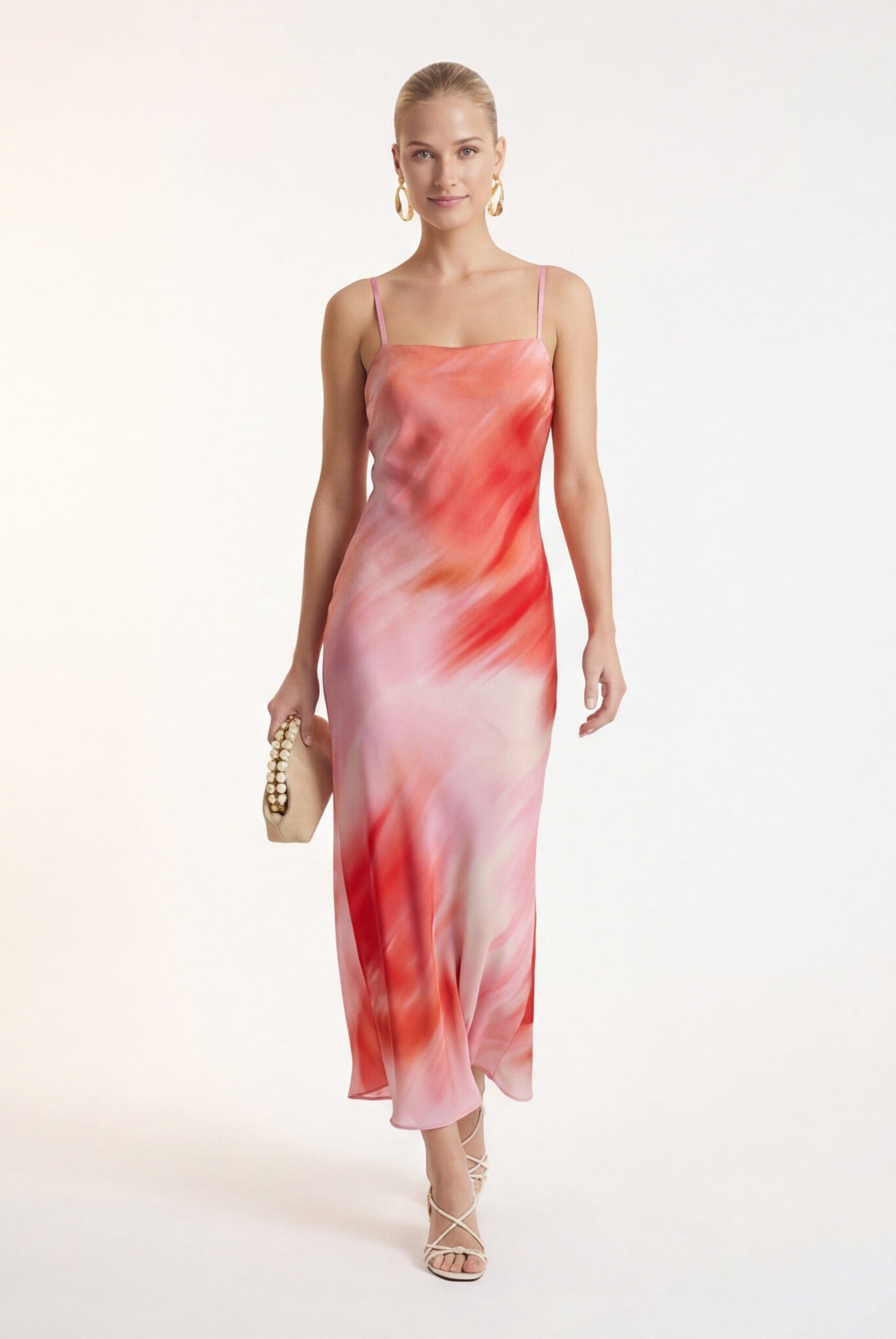 ROBE LONGUE - CARAIBES - ROUGE ROBE NEW KOOKAI Mode Kookai