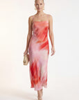 ROBE LONGUE - CARAIBES - ROUGE ROBE NEW KOOKAI Mode Kookai
