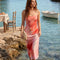 ROBE LONGUE - CARAIBES - ROUGE ROBE NEW KOOKAI Mode Kookai