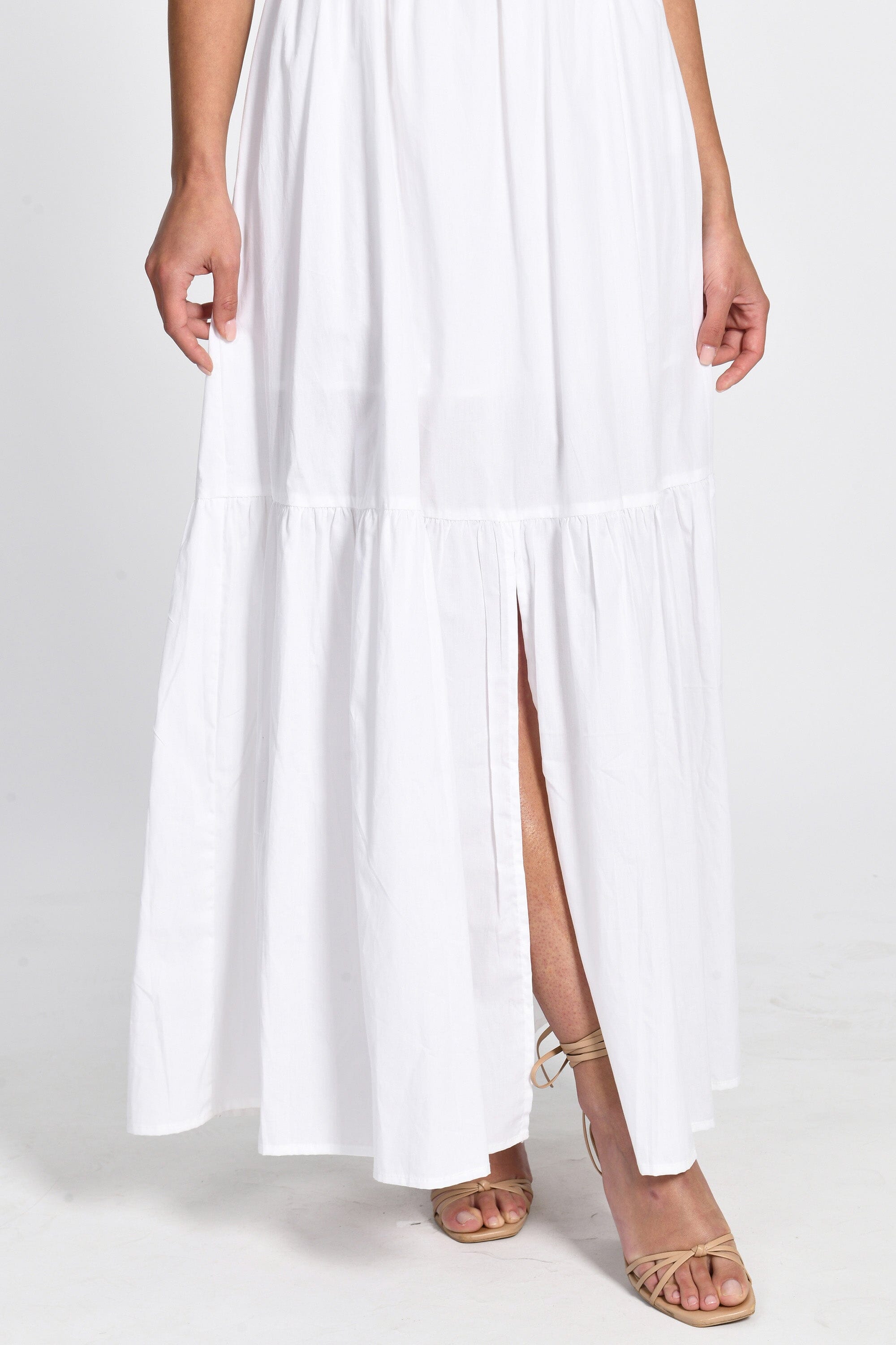 ROBE LONGUE CARINE BLANC ROBE KOOKAI Mode Kookai