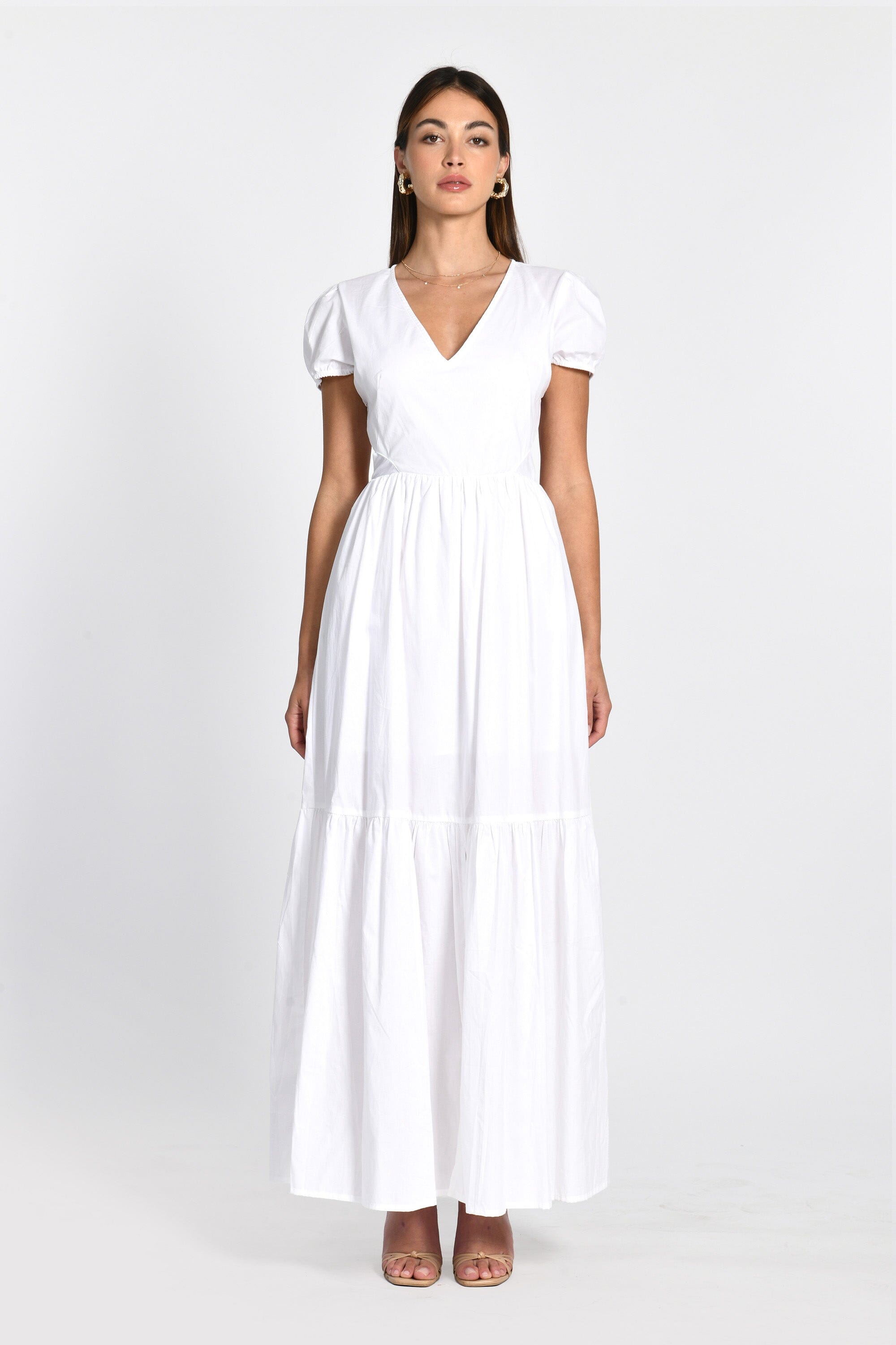 ROBE LONGUE CARINE BLANC ROBE KOOKAI Mode Kookai