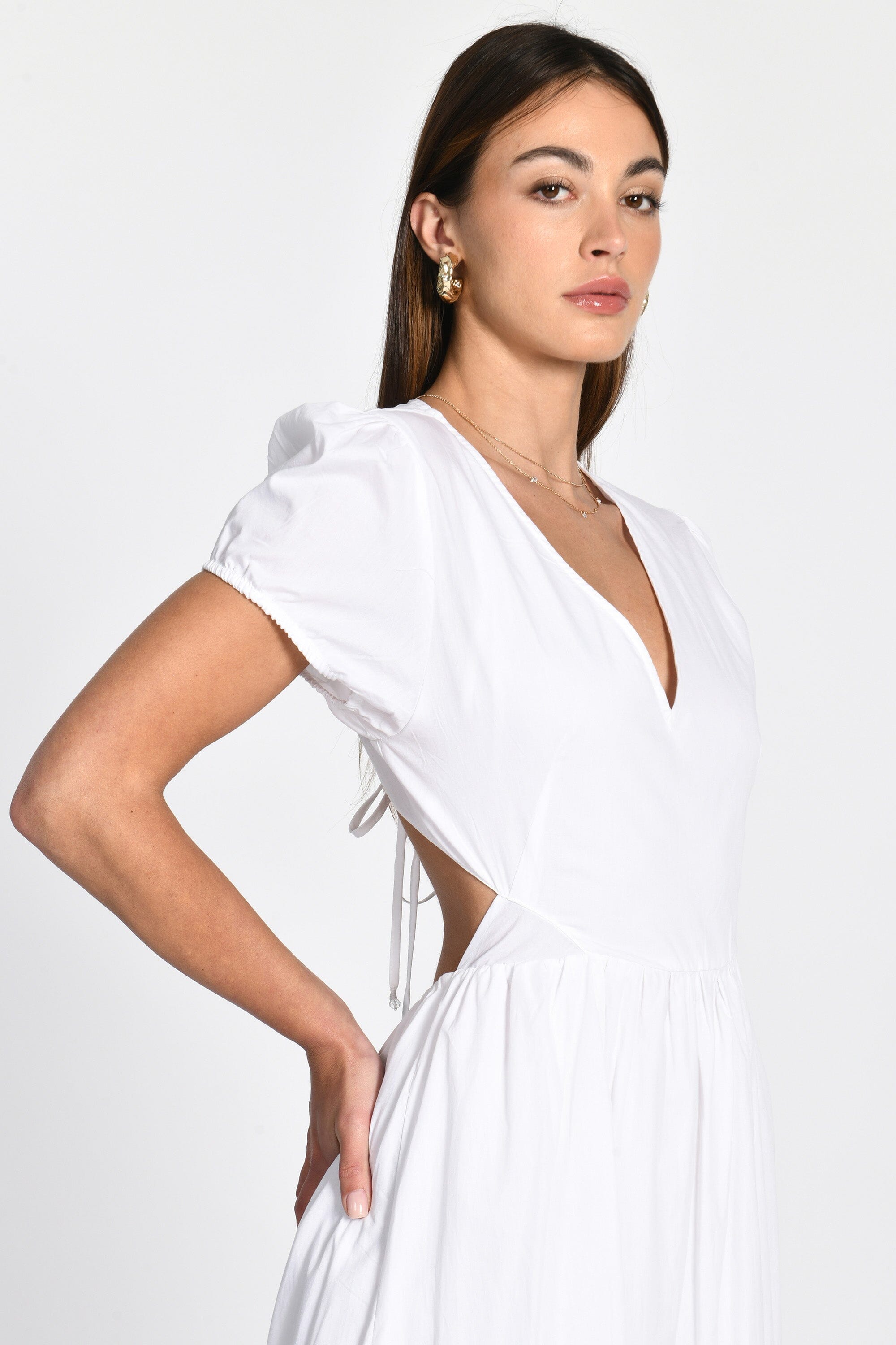 ROBE LONGUE CARINE BLANC ROBE KOOKAI Mode Kookai