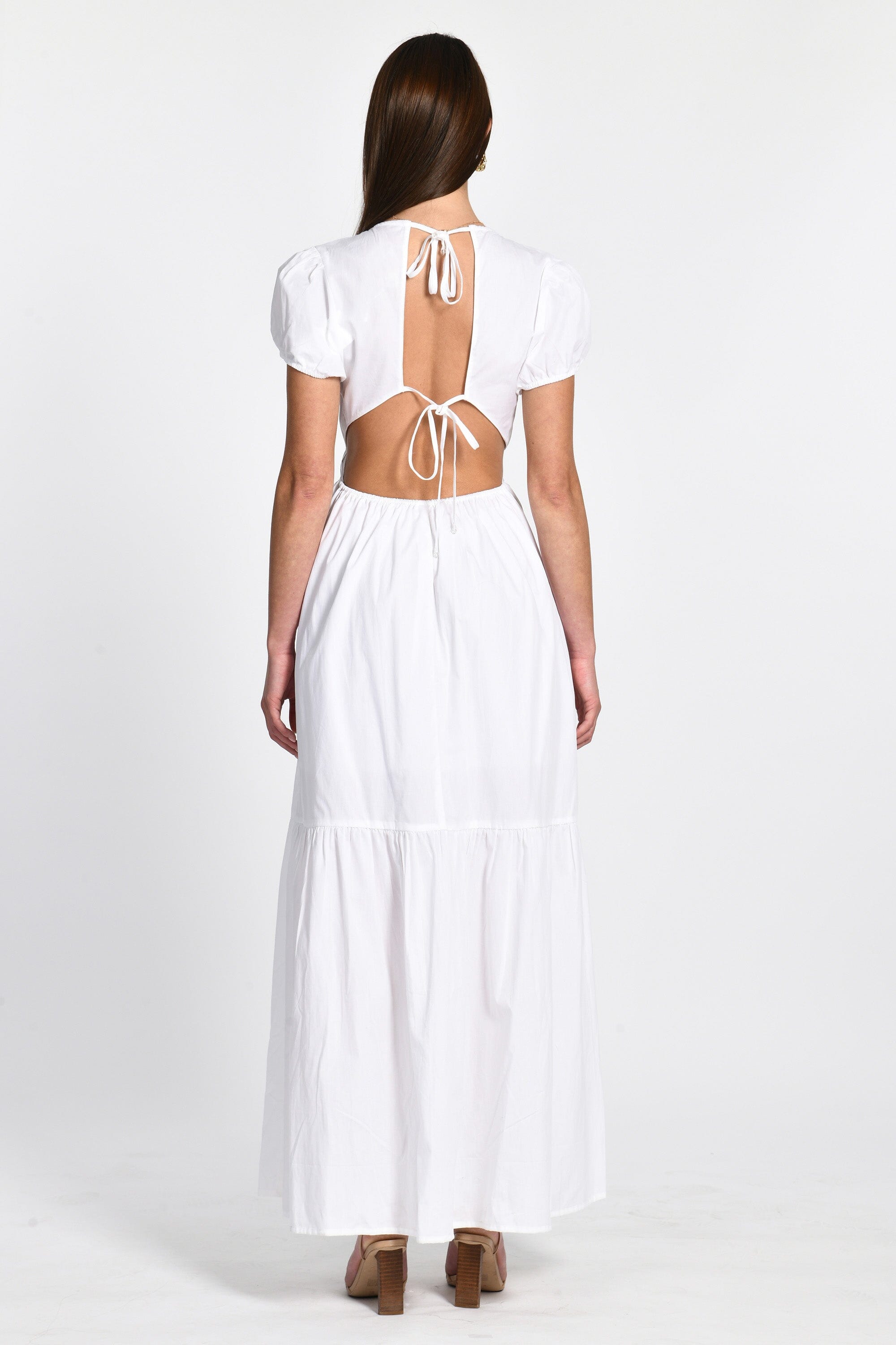 ROBE LONGUE CARINE BLANC ROBE KOOKAI Mode Kookai