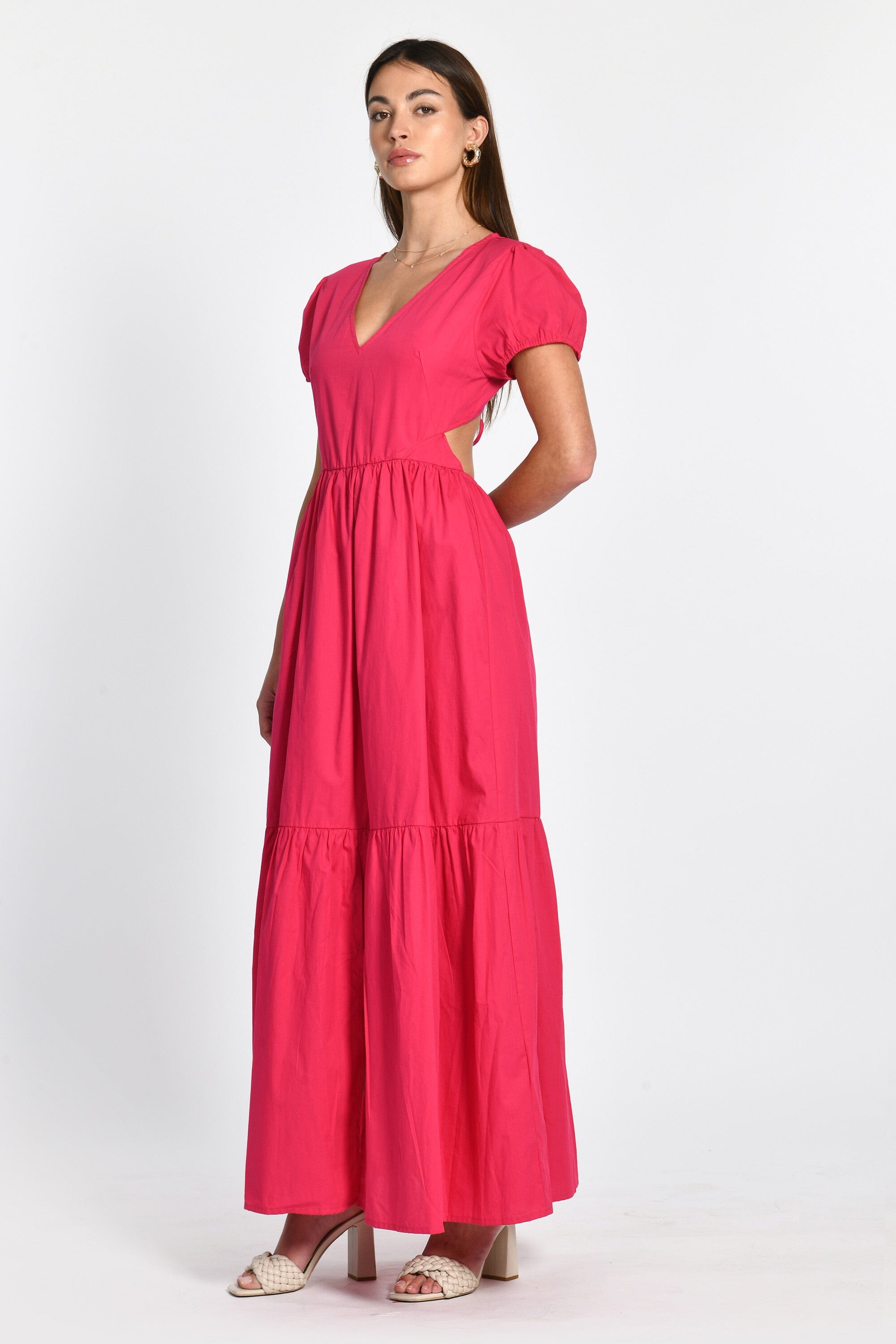 ROBE LONGUE CARINE FUCHSIA ROBE KOOKAI Mode Kookai
