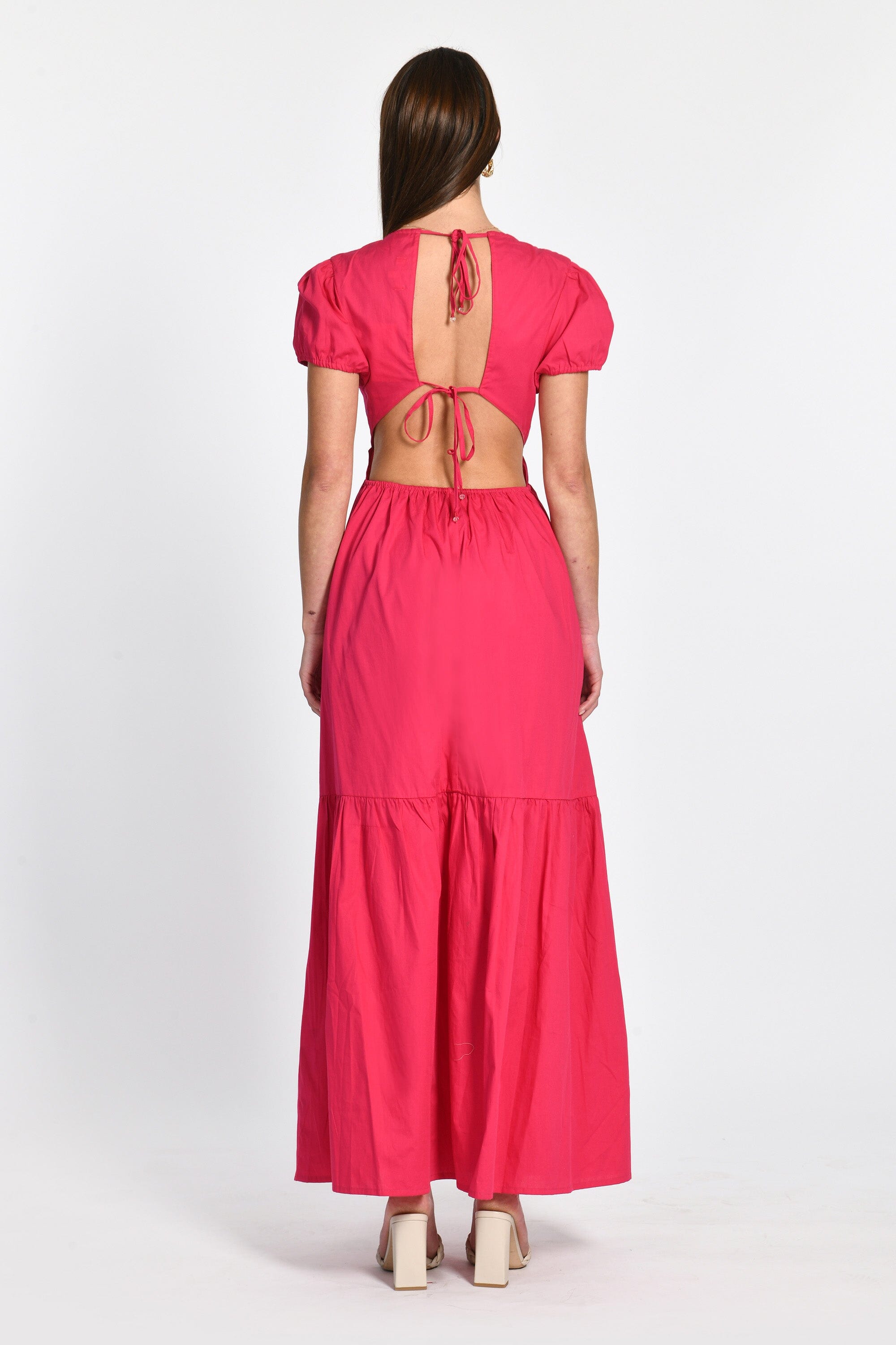ROBE LONGUE CARINE FUCHSIA ROBE KOOKAI Mode Kookai