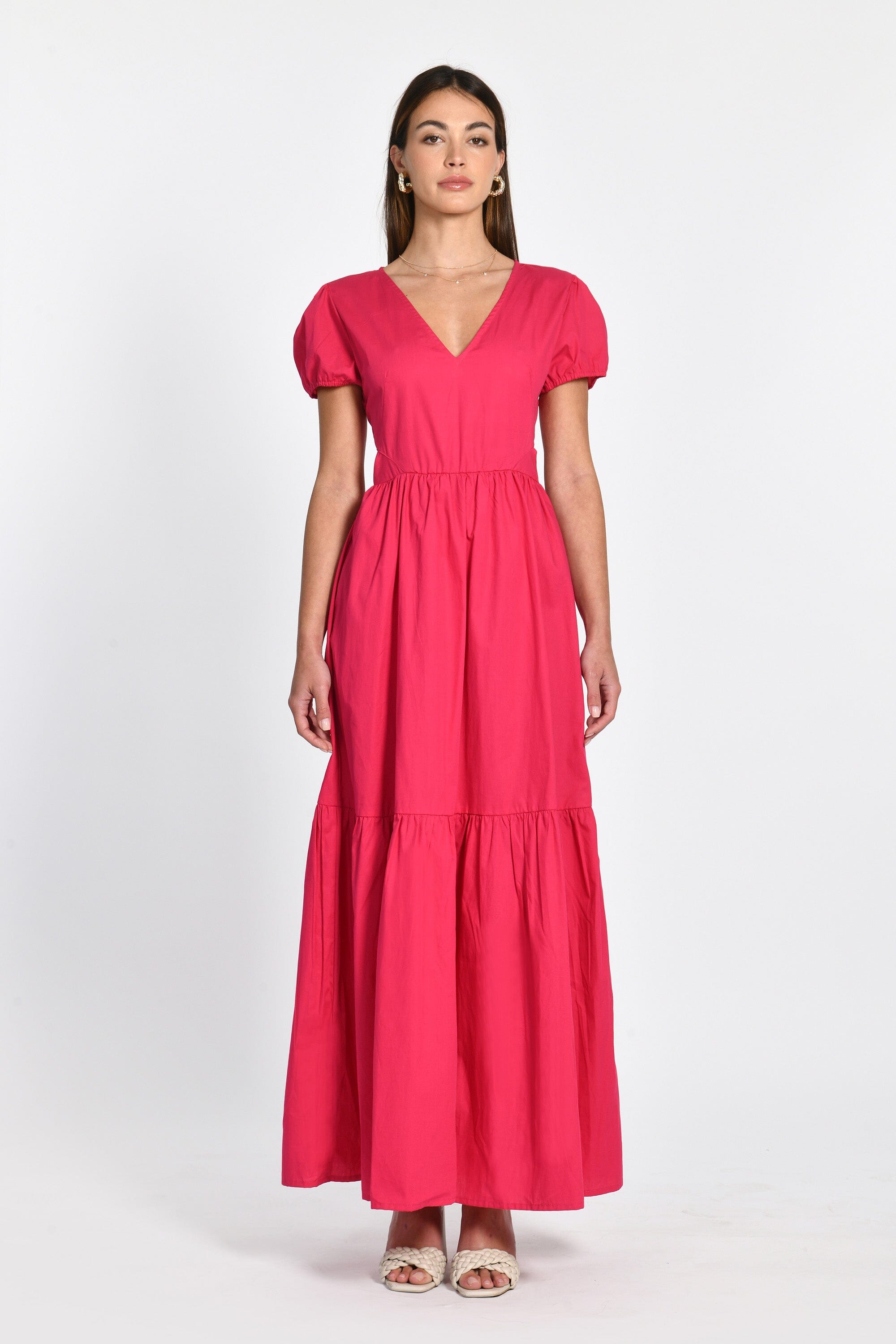 ROBE LONGUE CARINE FUCHSIA ROBE KOOKAI Mode Kookai