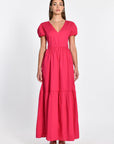 ROBE LONGUE CARINE FUCHSIA ROBE KOOKAI Mode Kookai
