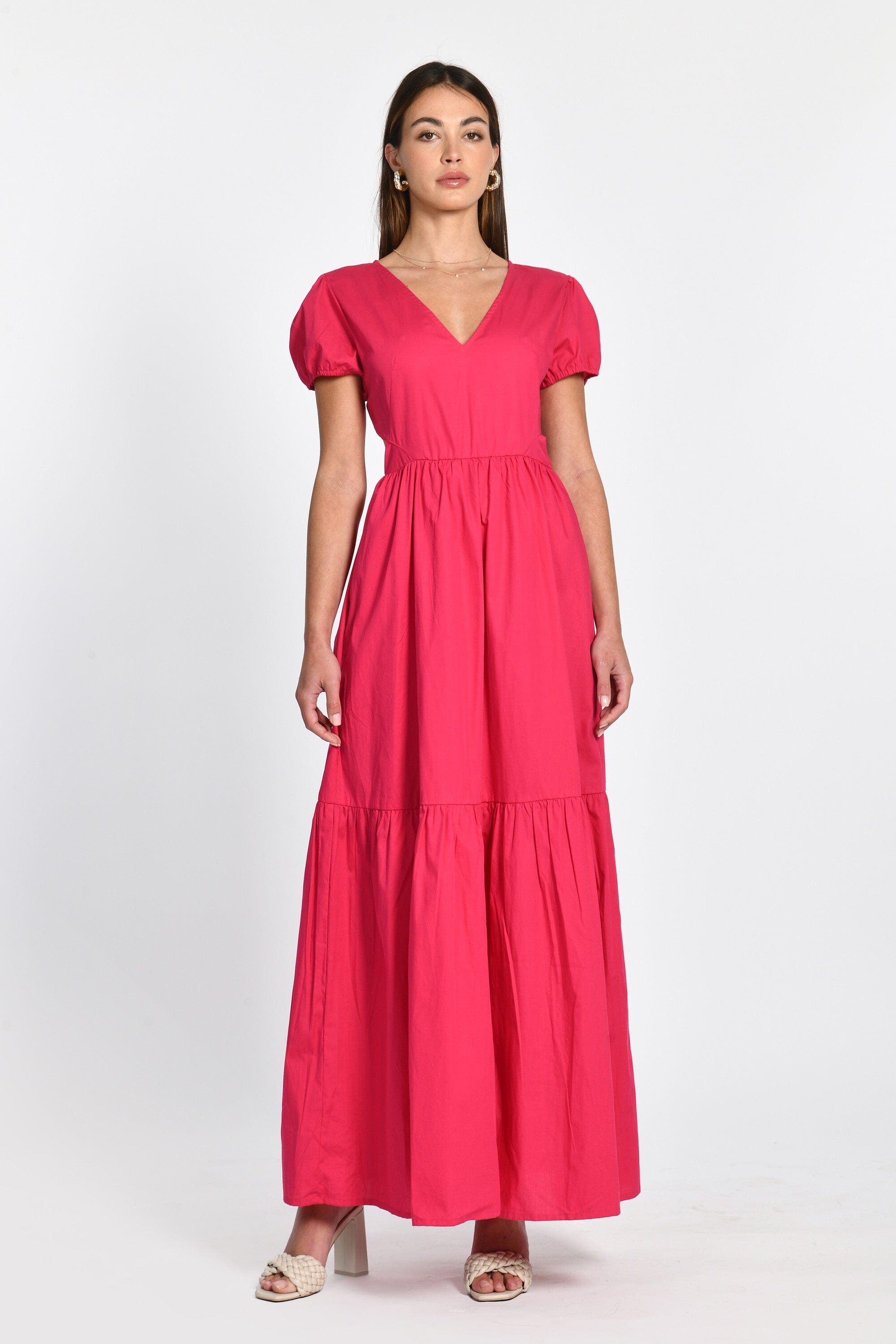 ROBE LONGUE CARINE FUCHSIA ROBE KOOKAI Mode Kookai