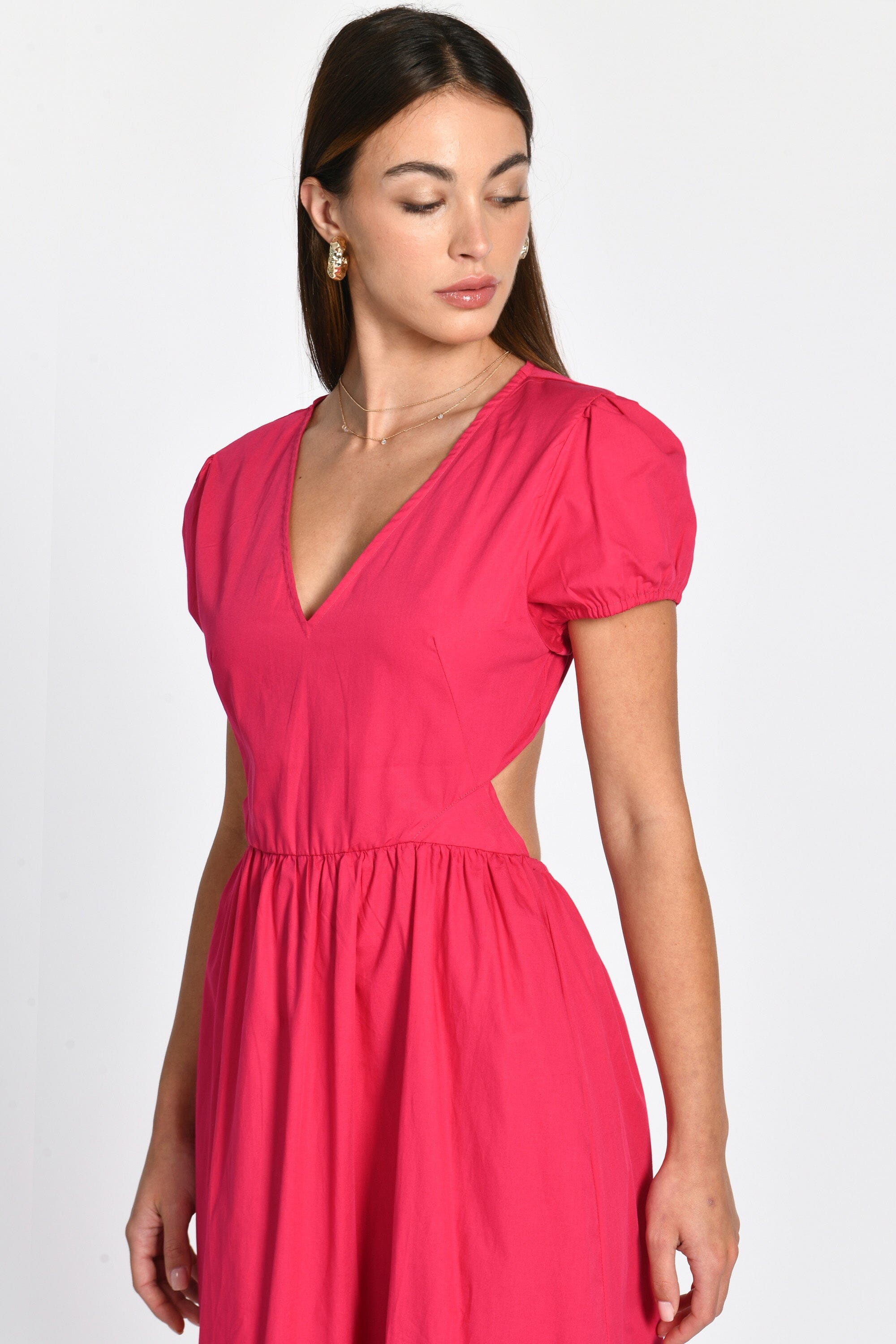 ROBE LONGUE CARINE FUCHSIA ROBE KOOKAI Mode Kookai