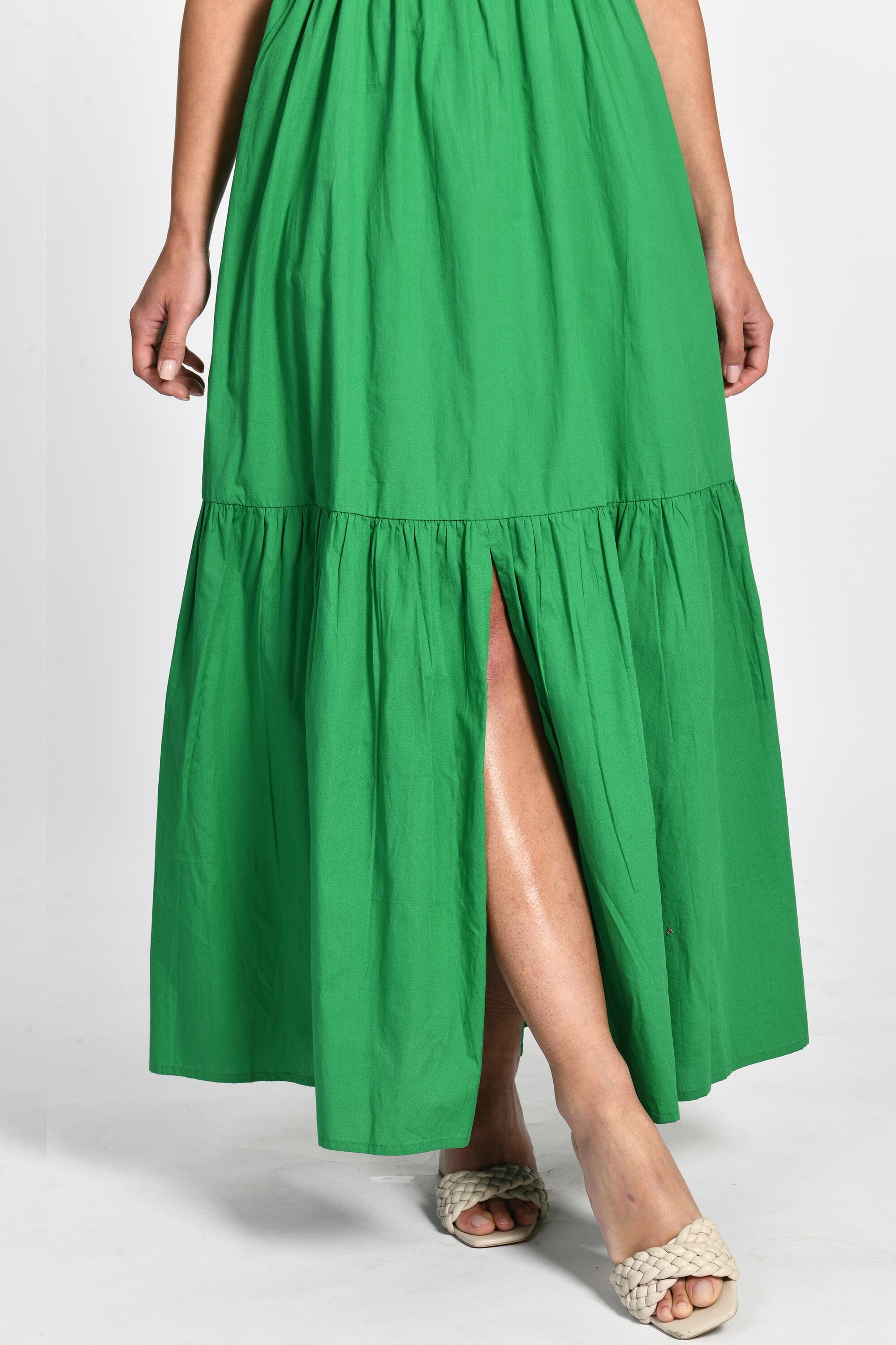 ROBE LONGUE CARINE VERT ROBE KOOKAI Mode Kookai