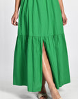 ROBE LONGUE CARINE VERT ROBE KOOKAI Mode Kookai