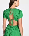 ROBE LONGUE CARINE VERT ROBE KOOKAI Mode Kookai