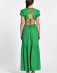 ROBE LONGUE CARINE VERT ROBE KOOKAI Mode Kookai