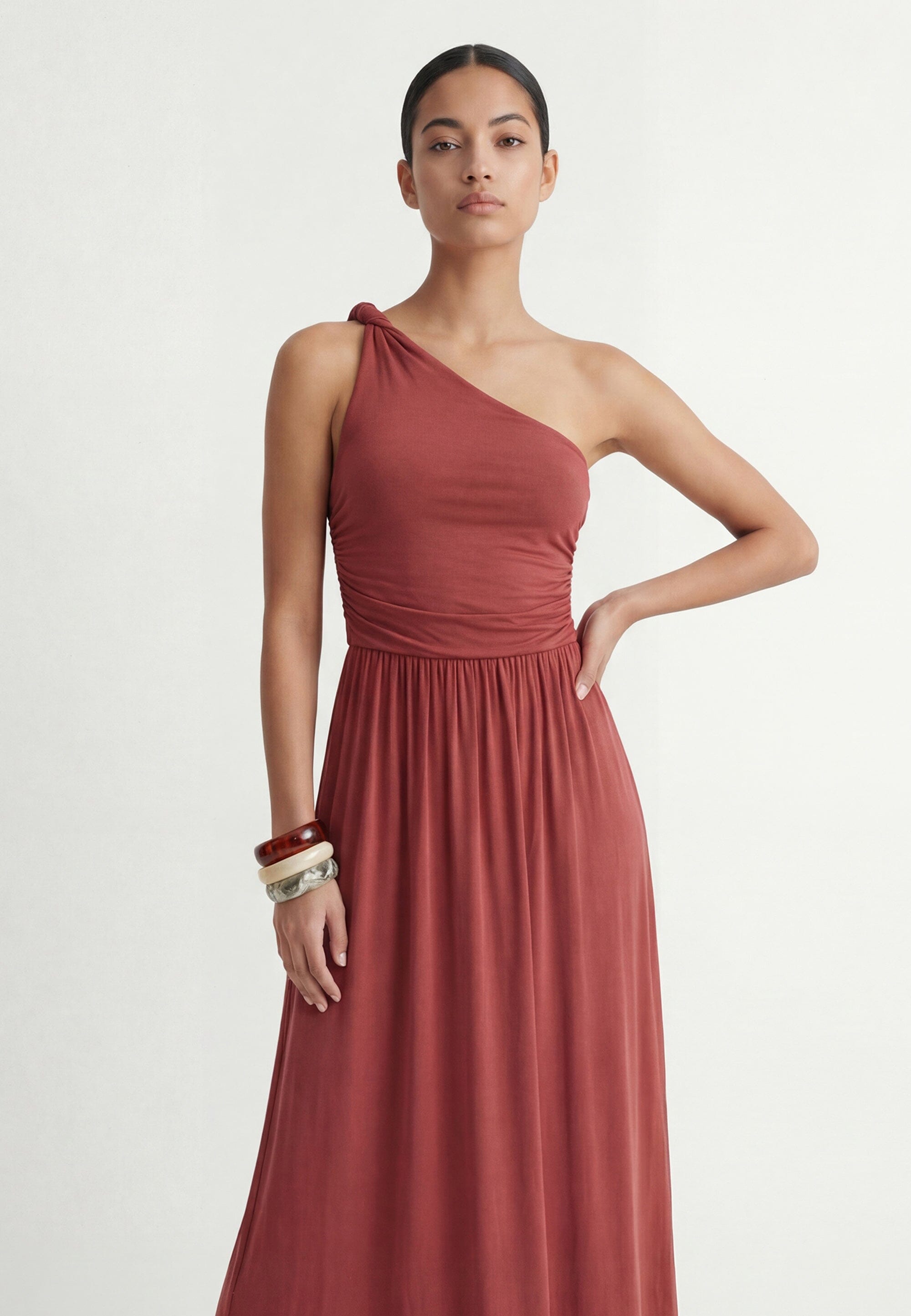 ROBE LONGUE - CHARLENE - SANGRIA ROBE NEW KOOKAI Mode Kookai