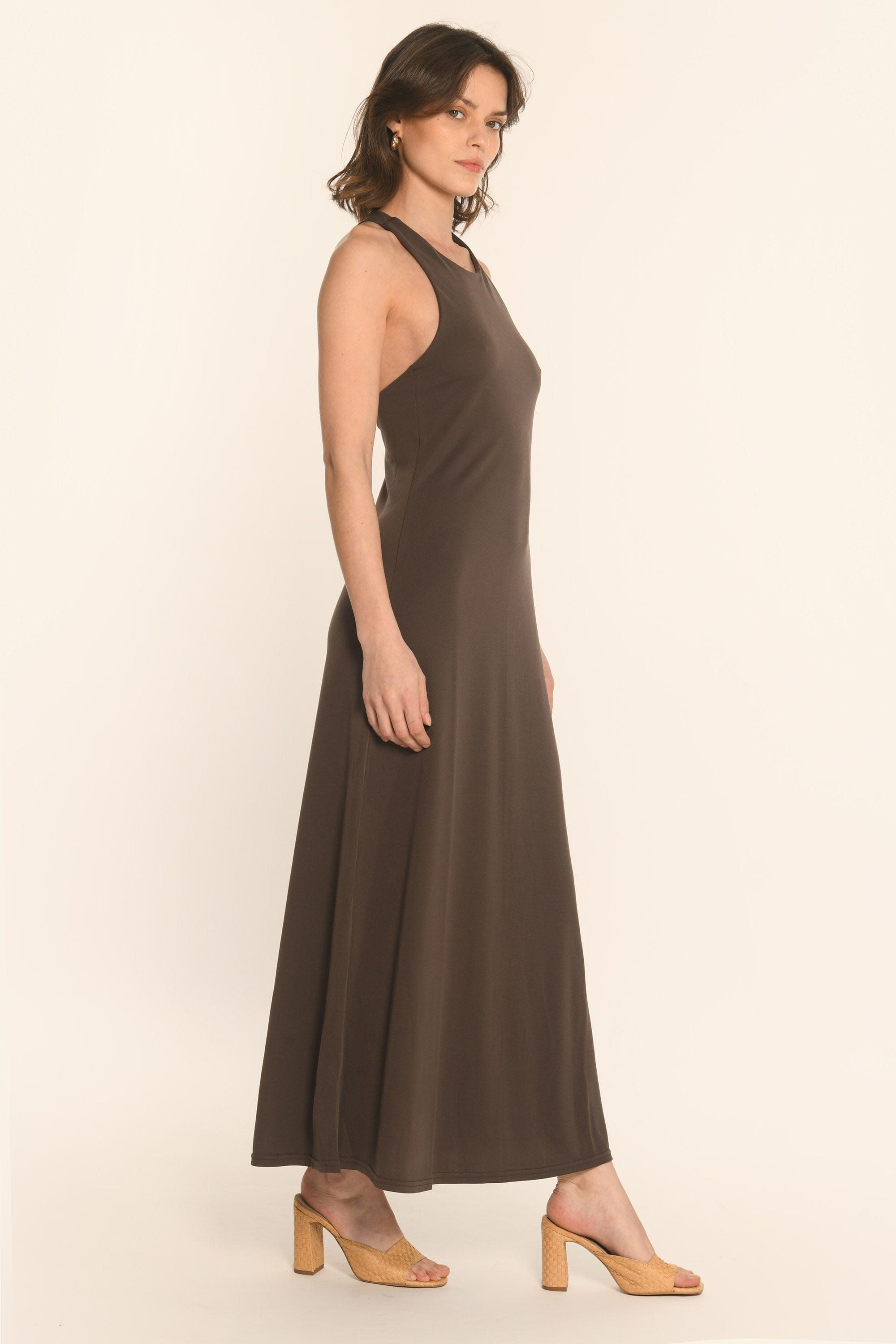 ROBE LONGUE - CHOCOLAT - AIKO ROBE NEW KOOKAI Mode Kookai