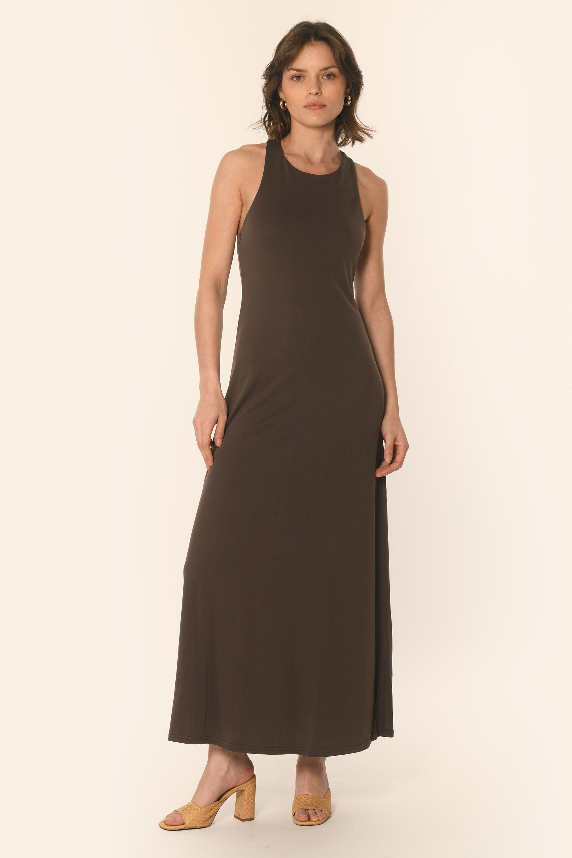 ROBE LONGUE - CHOCOLAT - AIKO ROBE NEW KOOKAI Mode Kookai