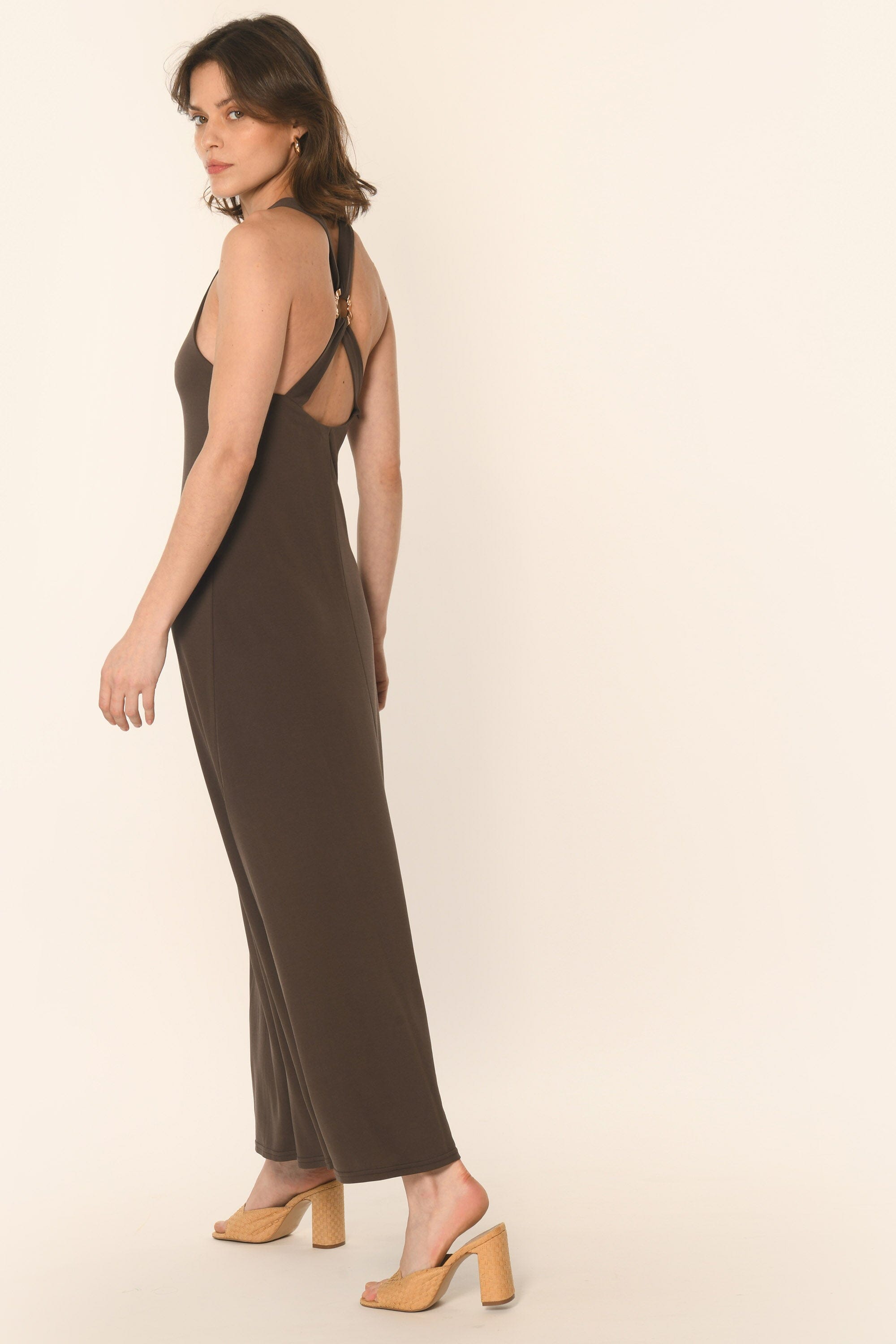ROBE LONGUE - CHOCOLAT - AIKO ROBE NEW KOOKAI Mode Kookai