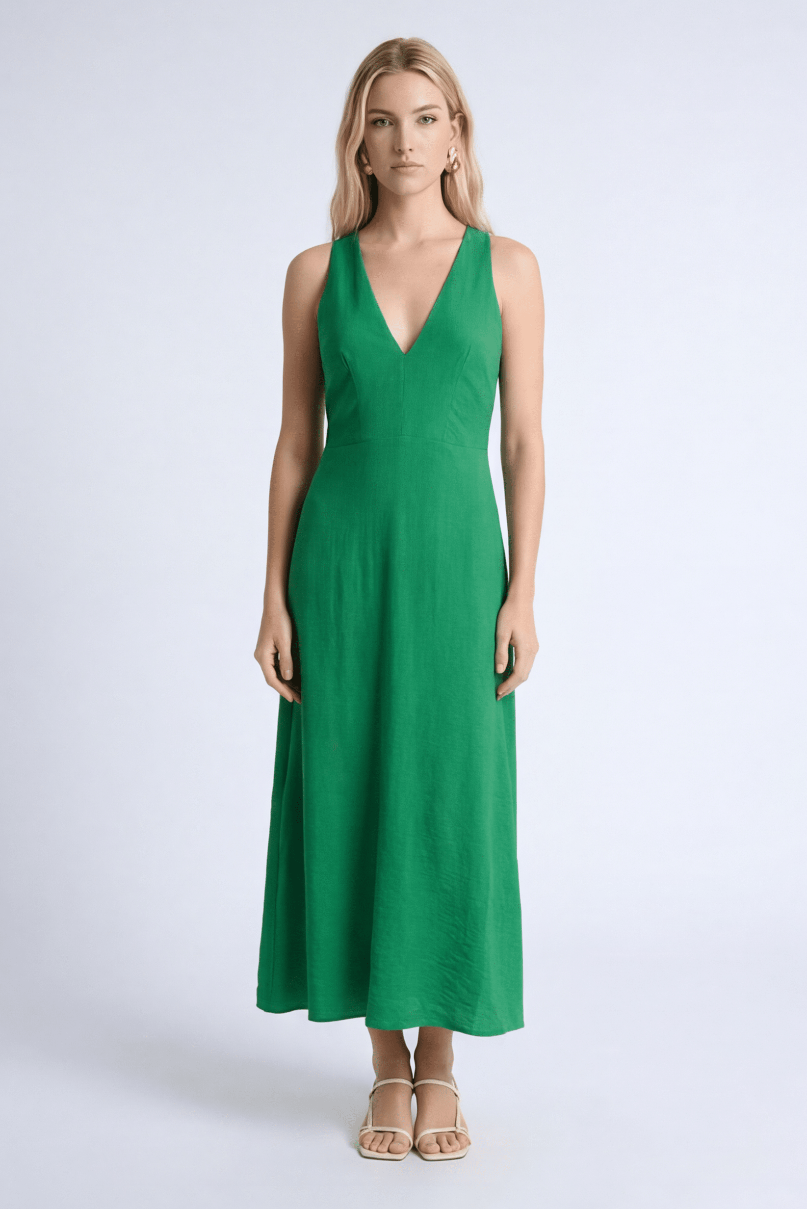 ROBE LONGUE CROISEE - CANDY - VERT ROBE NEW KOOKAI Mode Kookai
