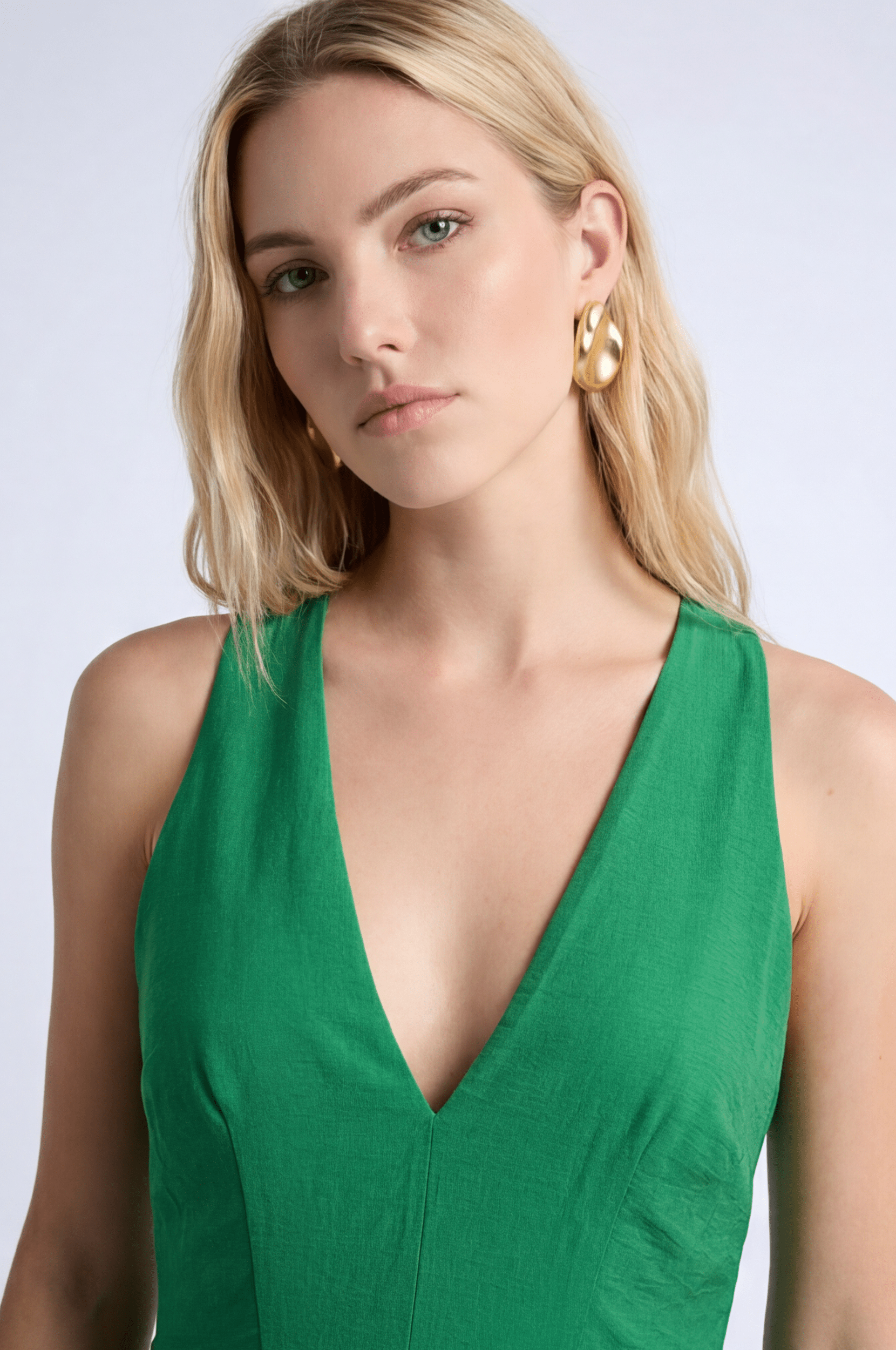 ROBE LONGUE CROISEE - CANDY - VERT ROBE NEW KOOKAI Mode Kookai
