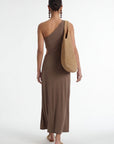 ROBE LONGUE - CRYSTA - NOISETTE ROBE NEW KOOKAI Mode Kookai