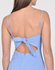 ROBE LONGUE HAYMIE HYDRANGEA BLUE ROBE KOOKAI Mode Kookai