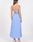 ROBE LONGUE HAYMIE HYDRANGEA BLUE ROBE KOOKAI Mode Kookai