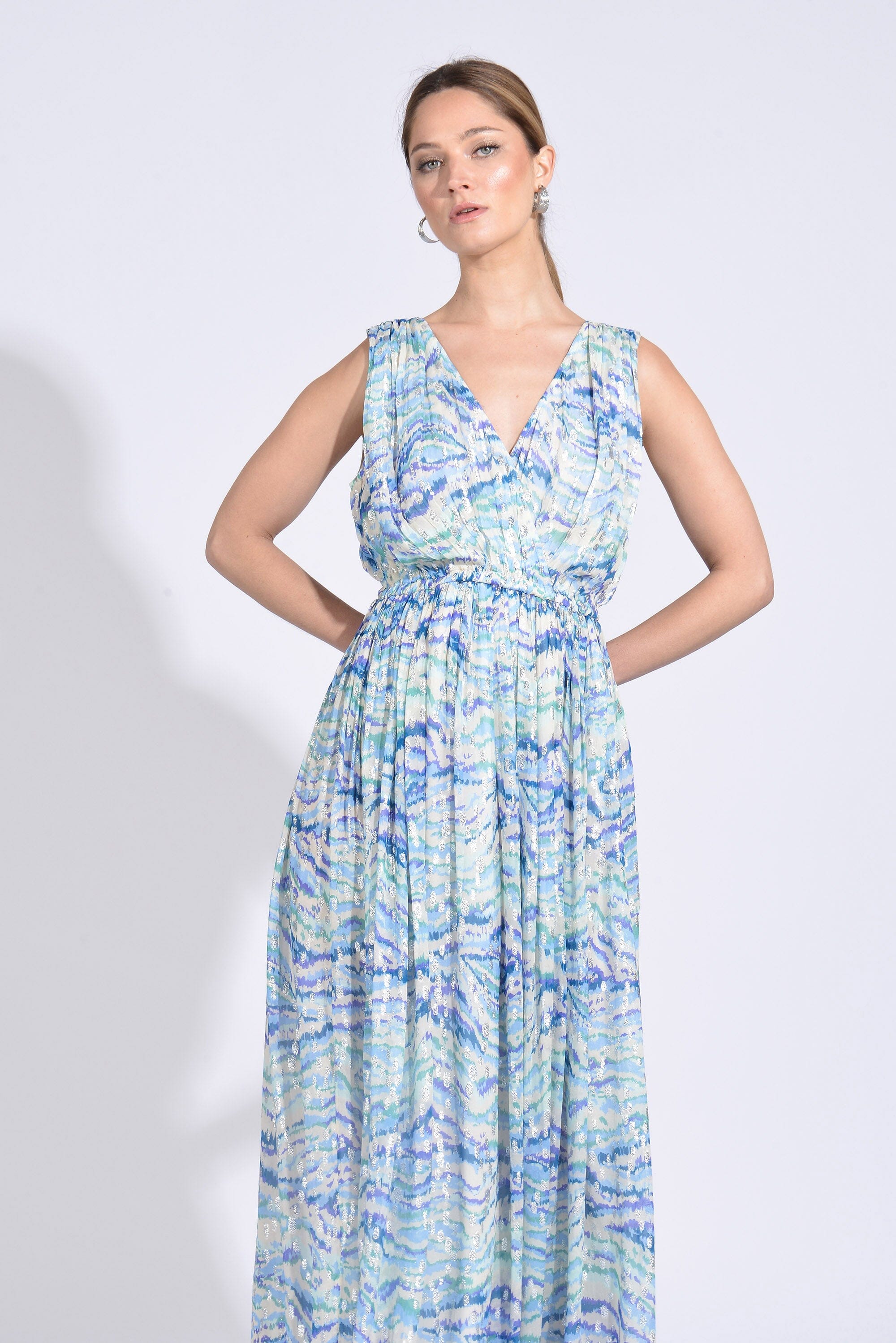 ROBE LONGUE LEANDRA BLEU ROBE KOOKAI Mode Kookai