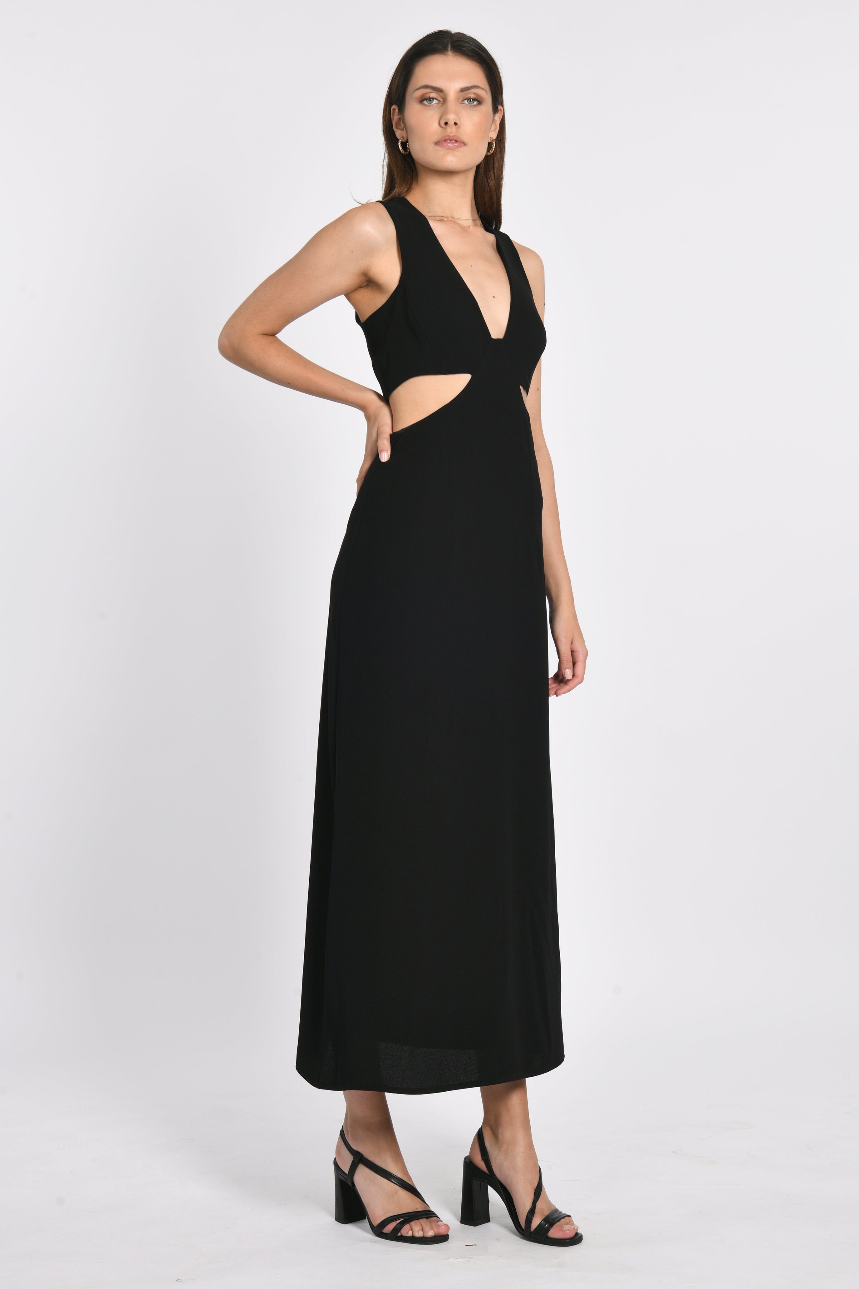 ROBE LONGUE MAEVA NOIR ROBE KOOKAI Mode Kookai