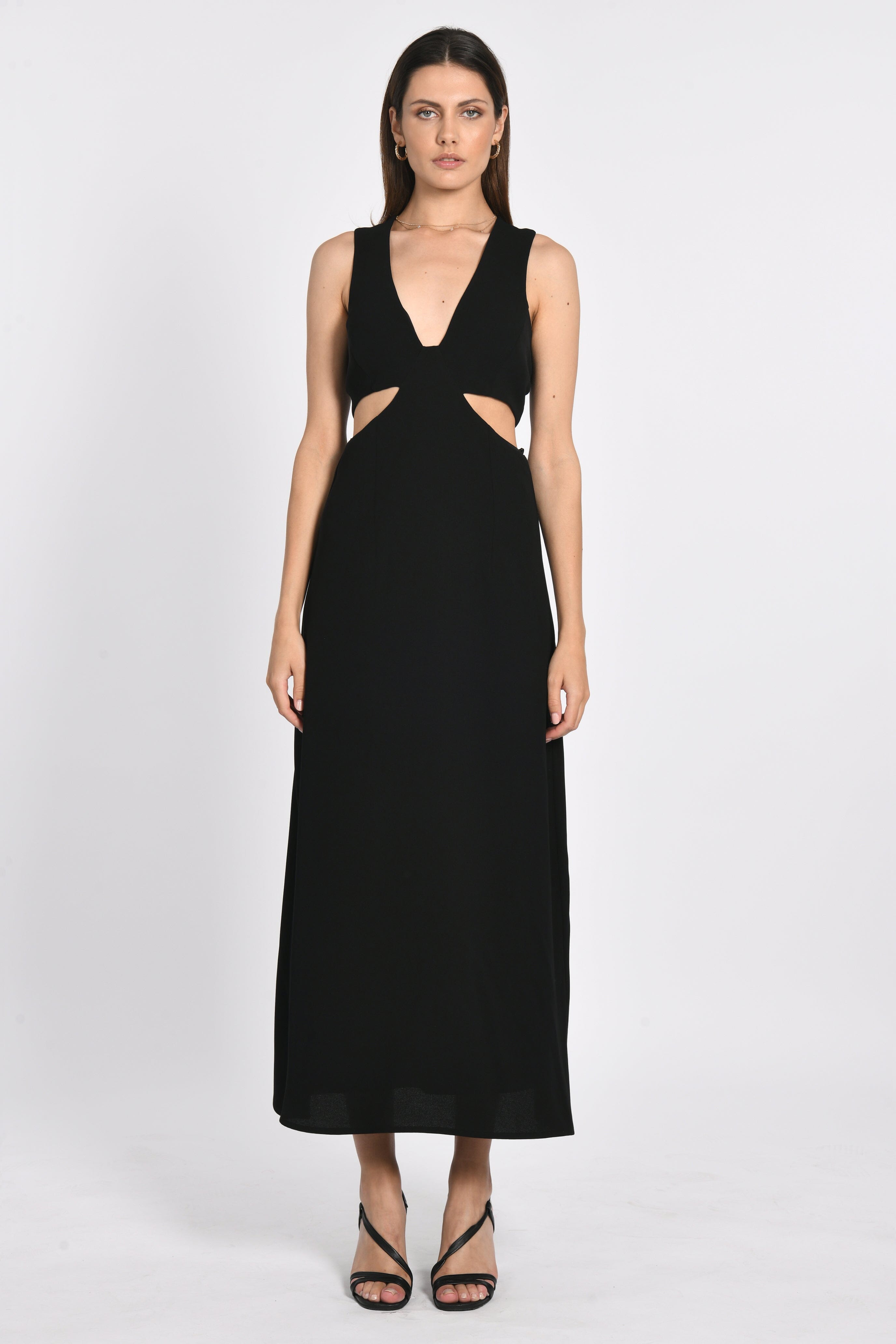 ROBE LONGUE MAEVA NOIR ROBE KOOKAI Mode Kookai